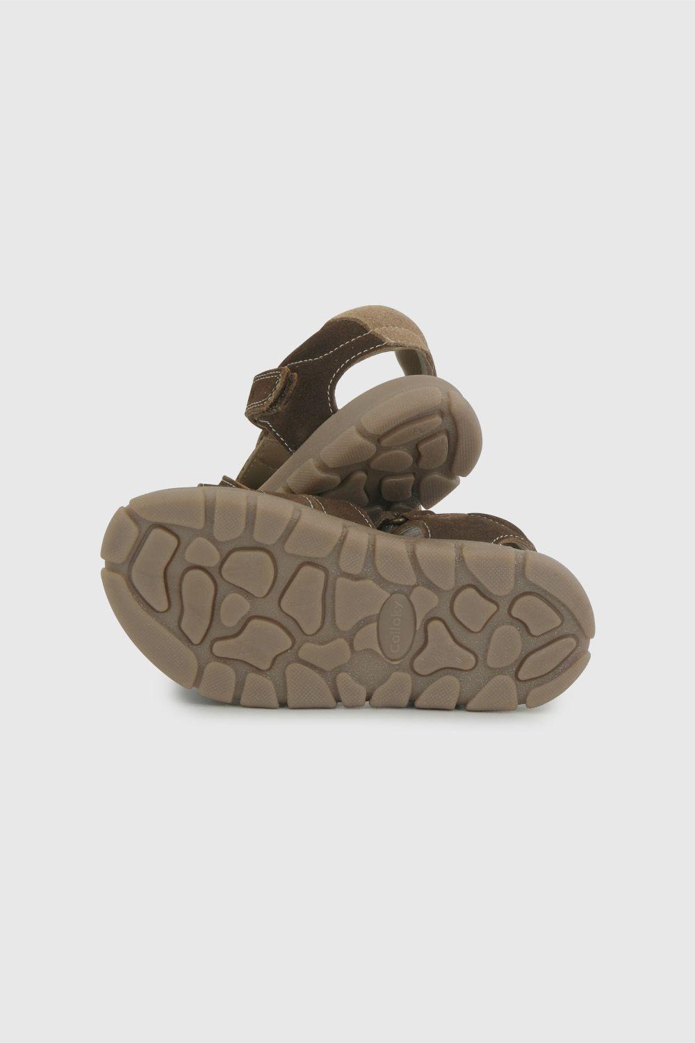 Sandalia de Cuero Café de Caminante talla 21 a 27 43050160V26-2