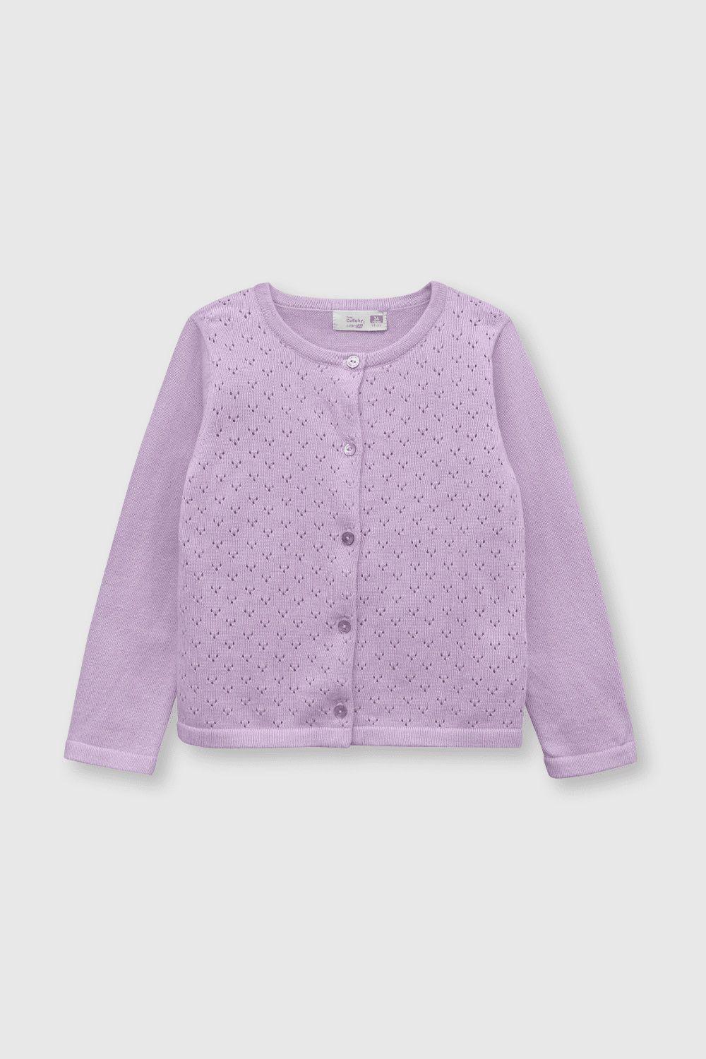 Chaleco De Niñas Delgado Violeta (3 A 36 Meses)-0