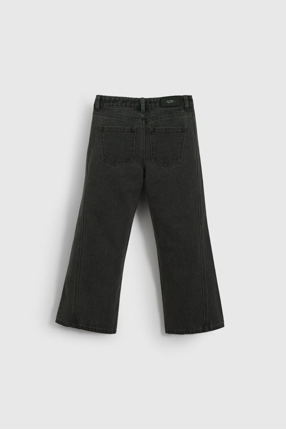 Jeans Negro Flare De Niña JEME0202V26-2