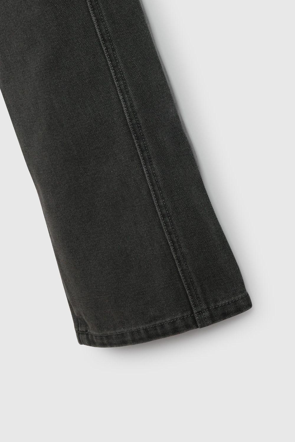 Jeans Negro Flare De Niña JEME0202V26-4