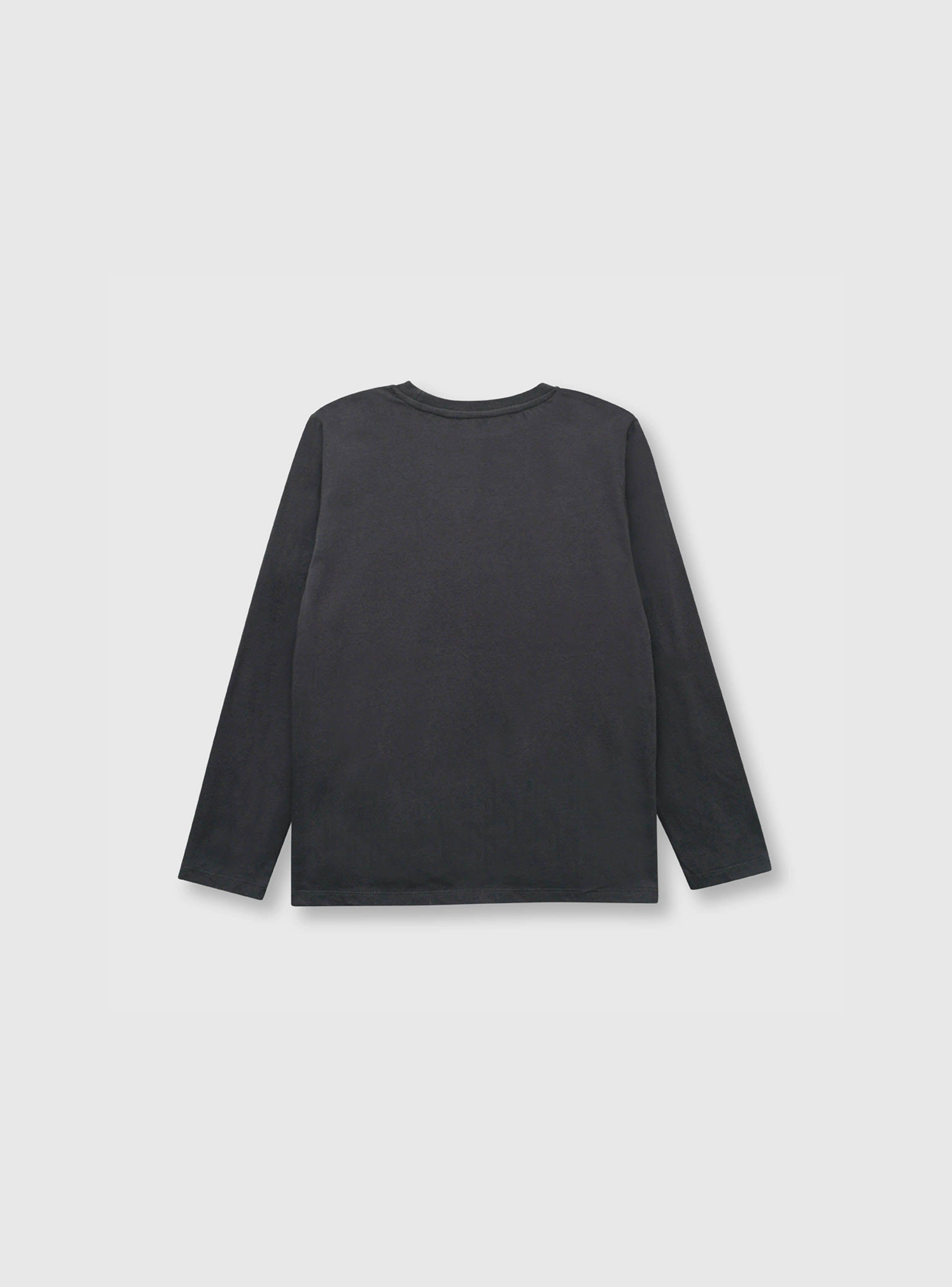 Polera De Niño Estampada Gris (2 A 12 Años) Colloky-1