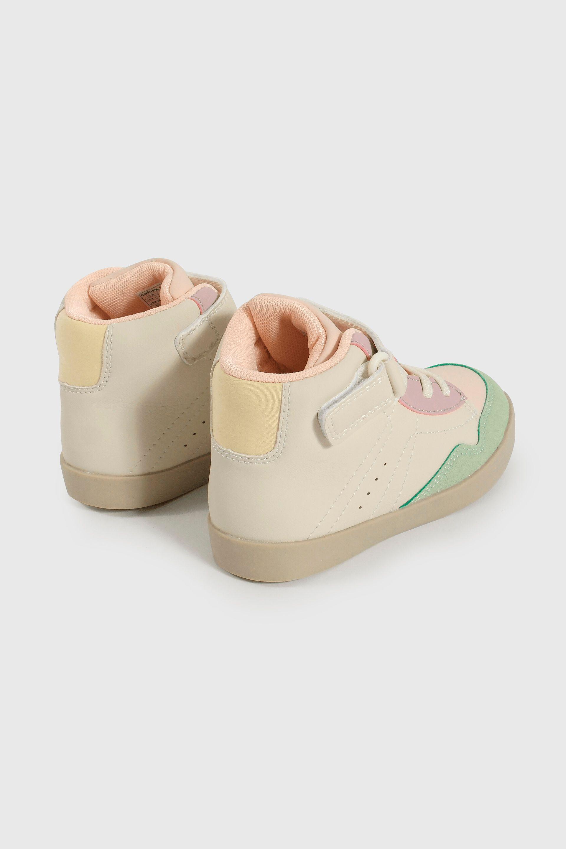 Zapatilla Caminante Lifestyle de Niña Multicolor Caña Media-4