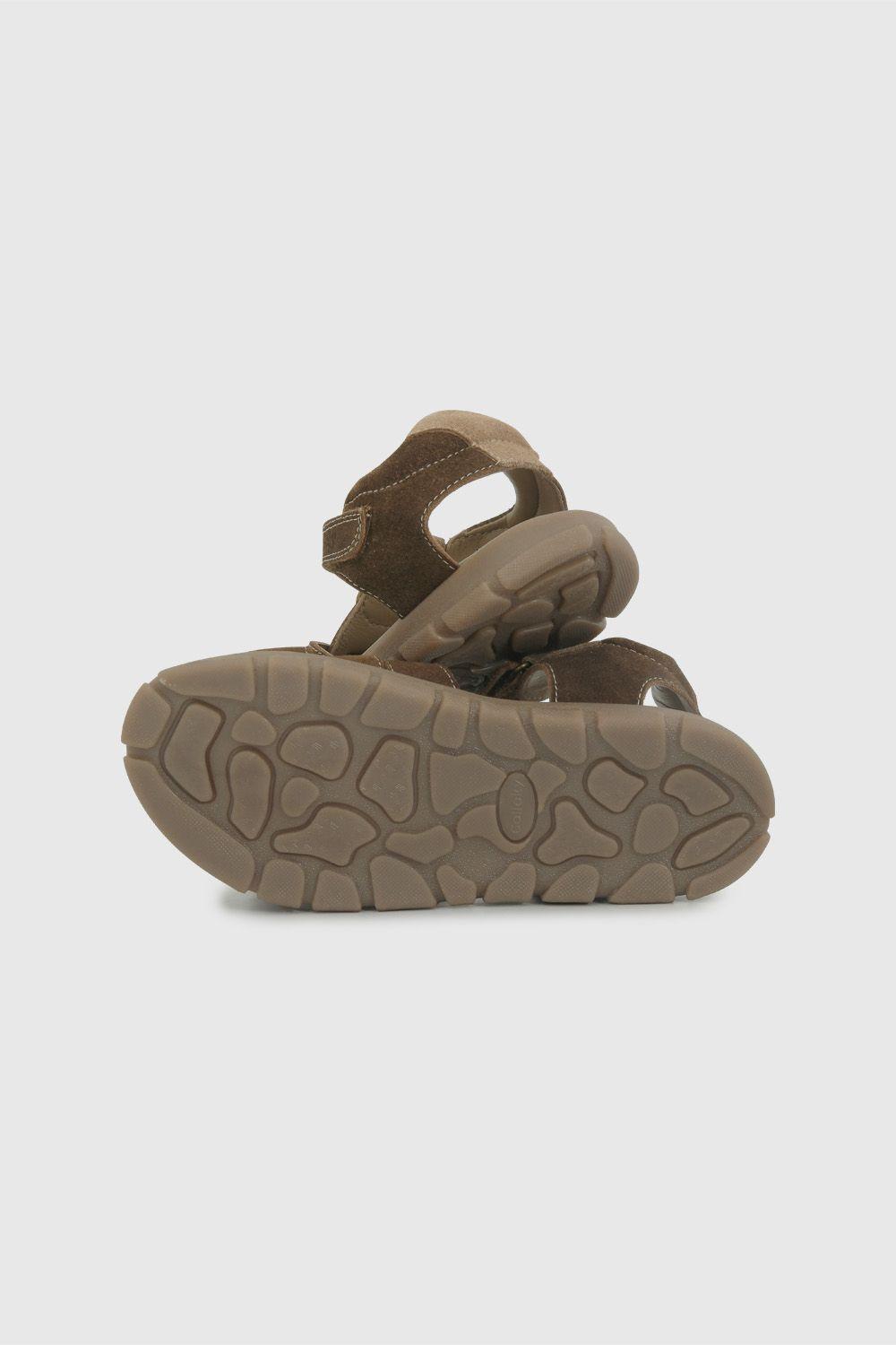 Sandalia de Cuero Café de Niño talla 28 a 38 53130160V26-2