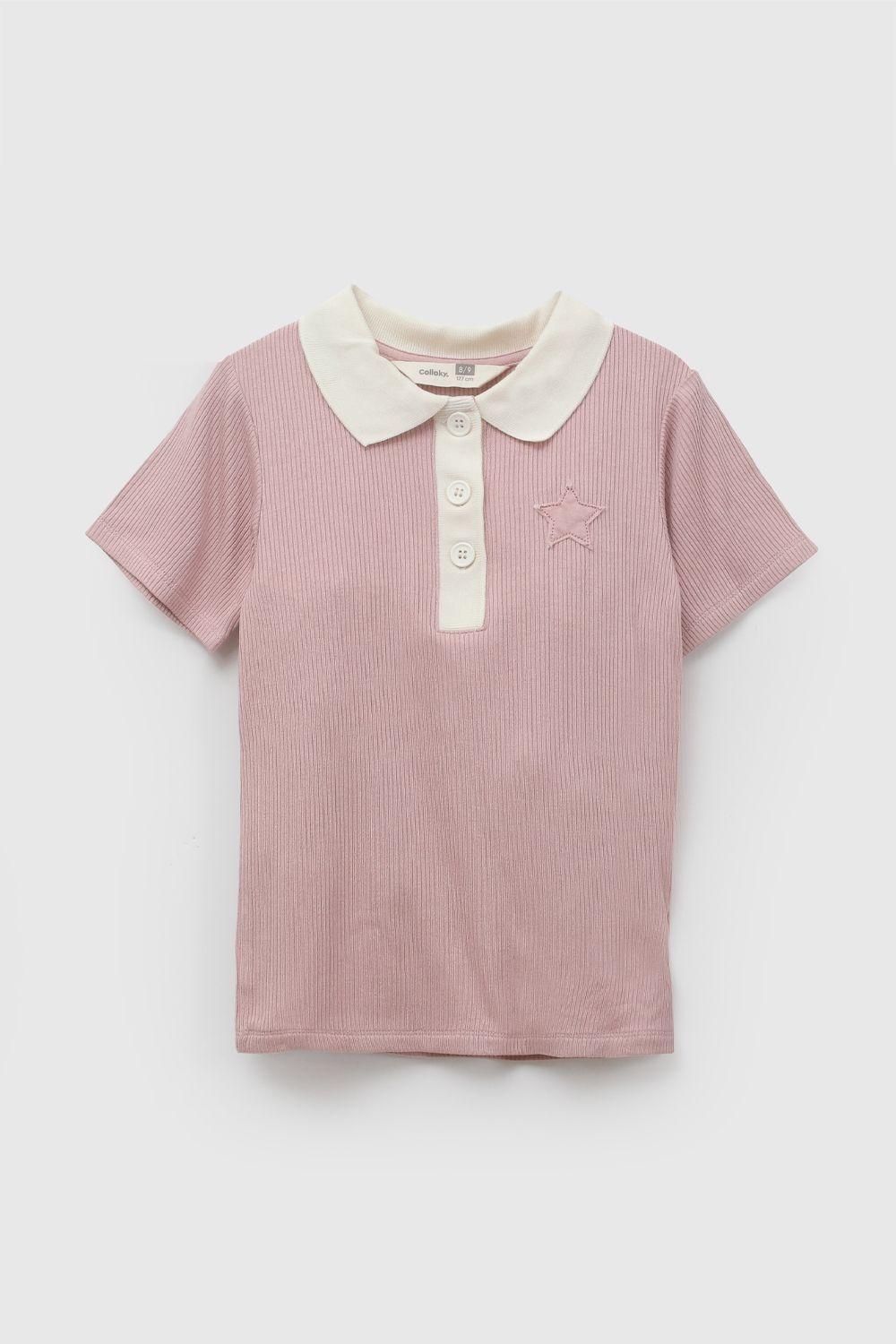 Polera Polo Crema Niña 3-4A a 12-13A Colloky-0