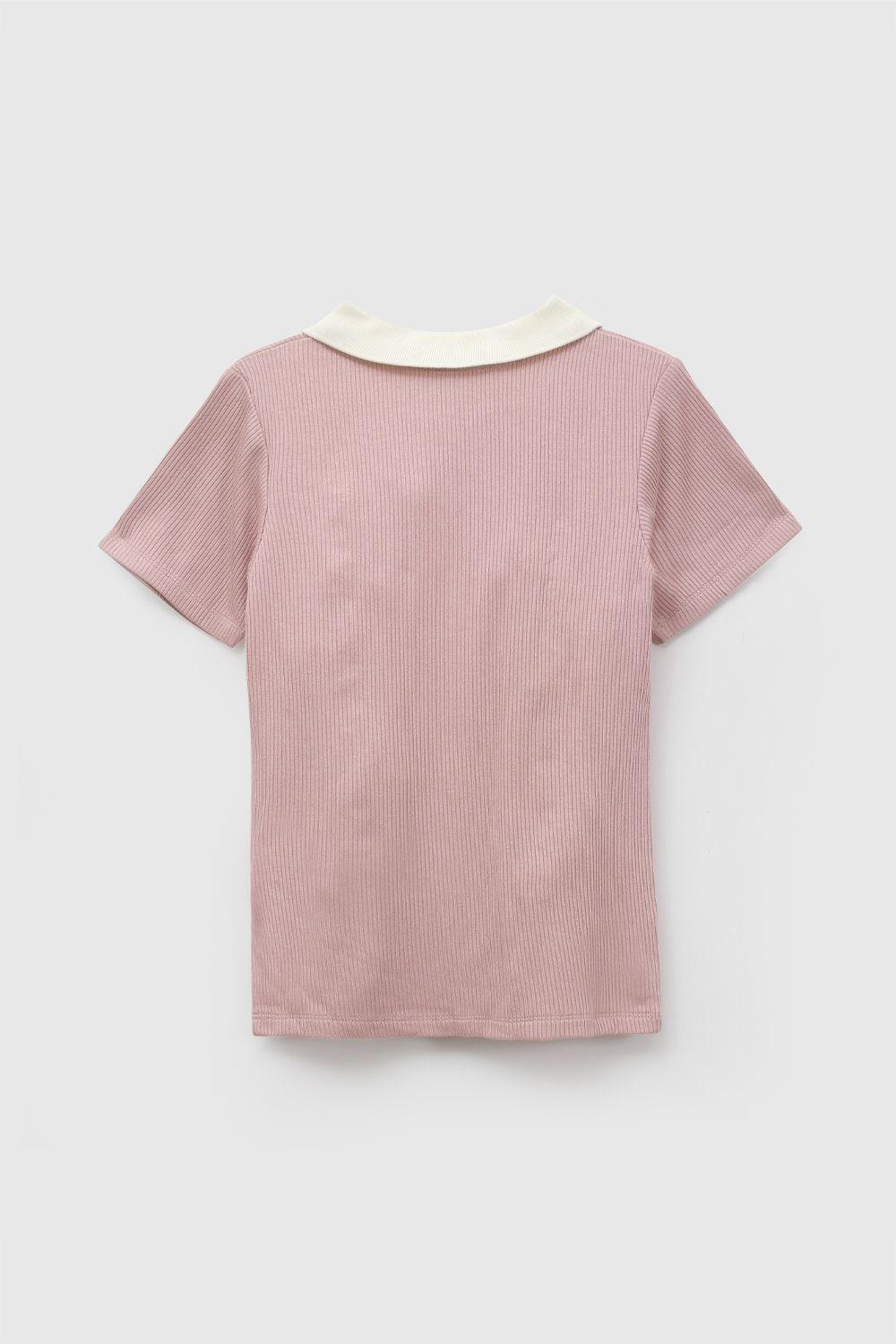 Polera Polo Crema Niña 3-4A a 12-13A Colloky-1