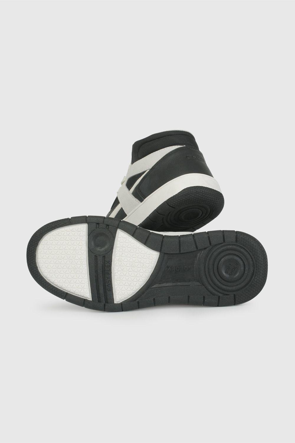 Zapatilla Urbana de Caña Alta Negra 57010201V26 KID2-2