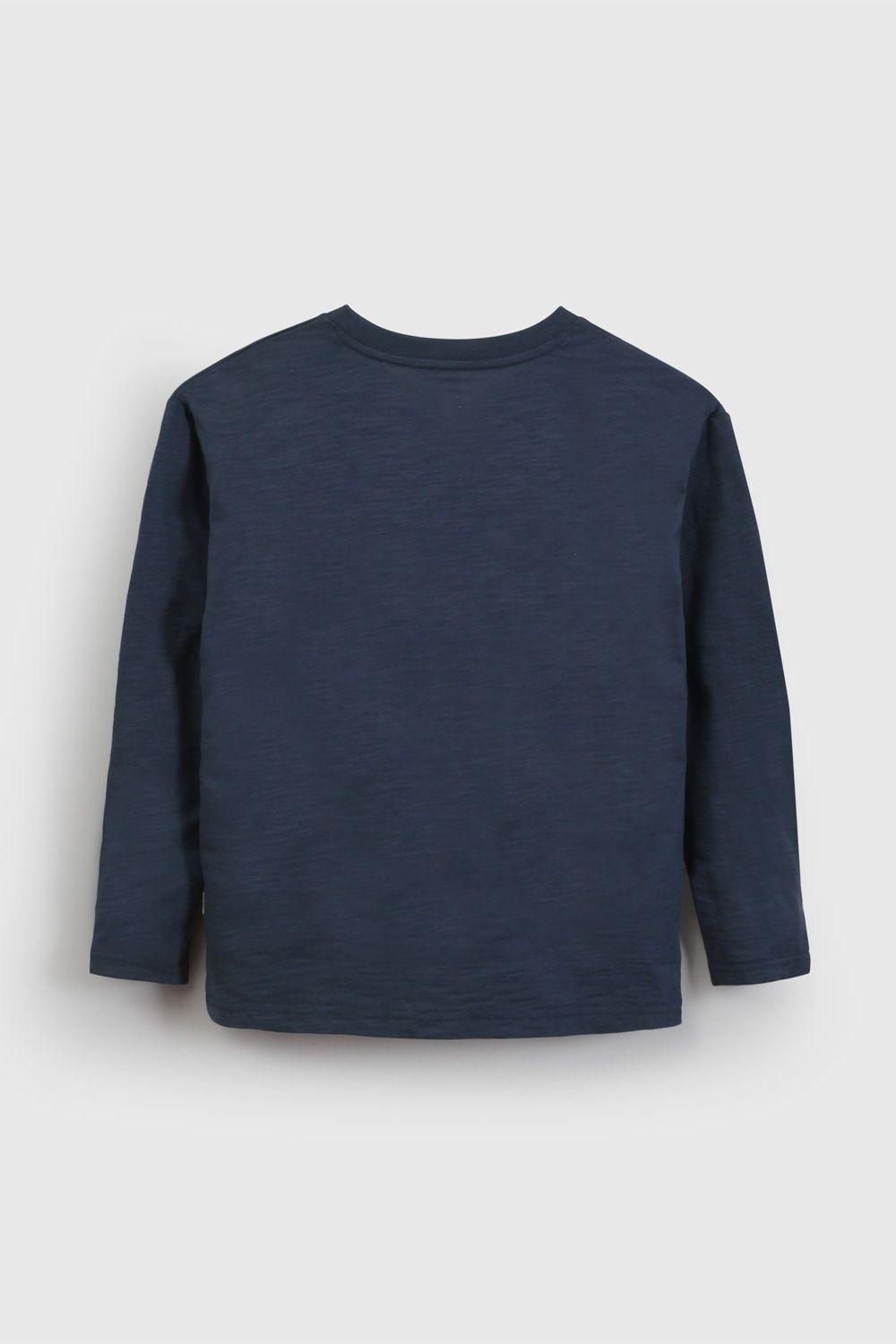 Polera Básica Azul De Niño POJE0551V26-1