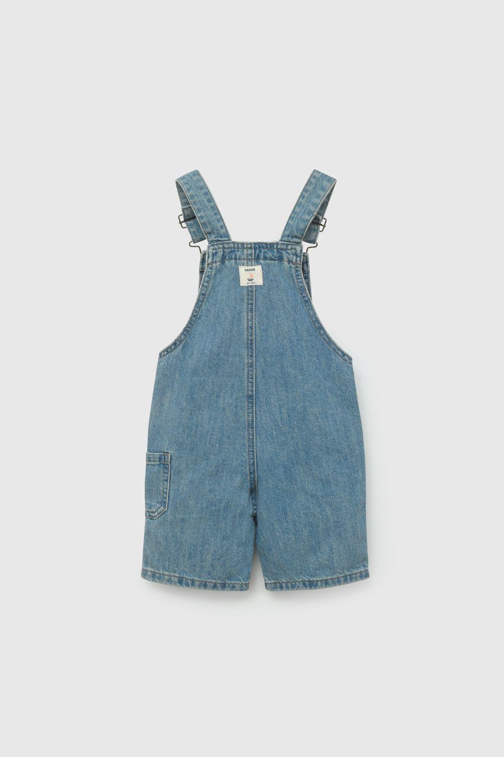 Jardinera Jeans Celeste De Niño JLME0140V26-1
