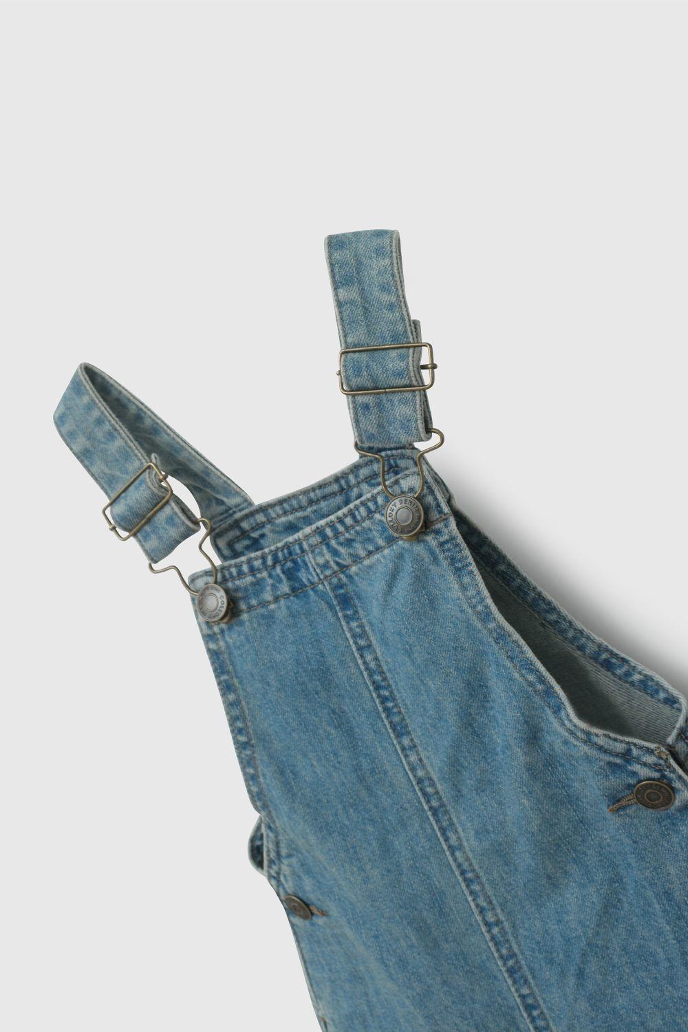 Jardinera Jeans Celeste De Niño JLME0140V26-2