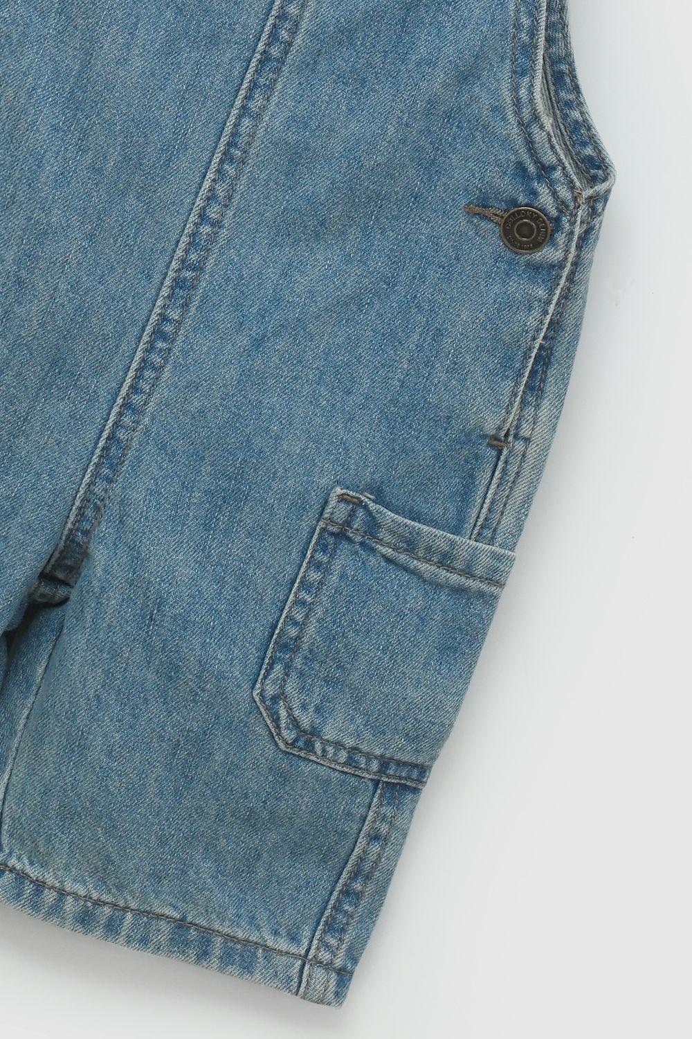 Jardinera Jeans Celeste De Niño JLME0140V26-3