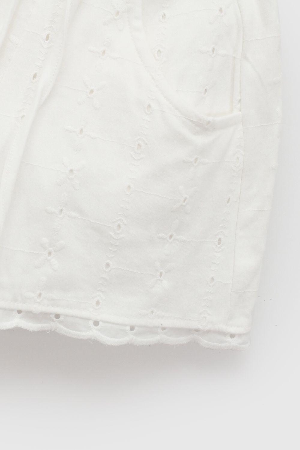 Short Blanco Niña 3-4A a 12-13A Colloky-3