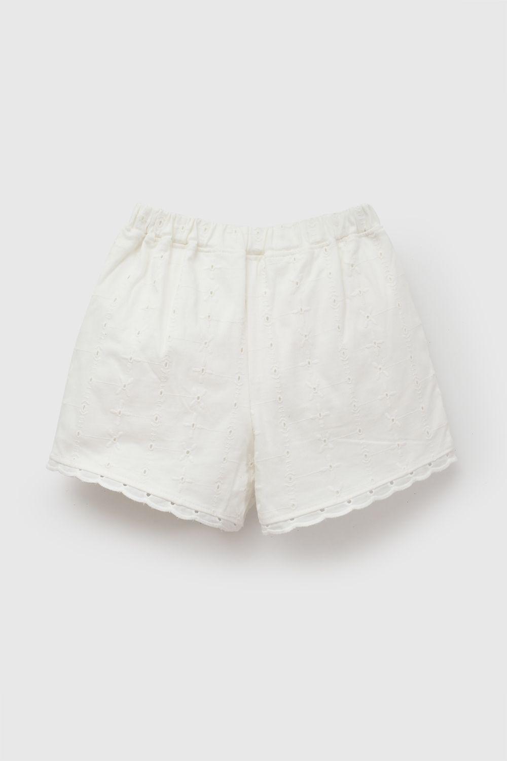 Short Blanco Niña 3-4A a 12-13A Colloky-2