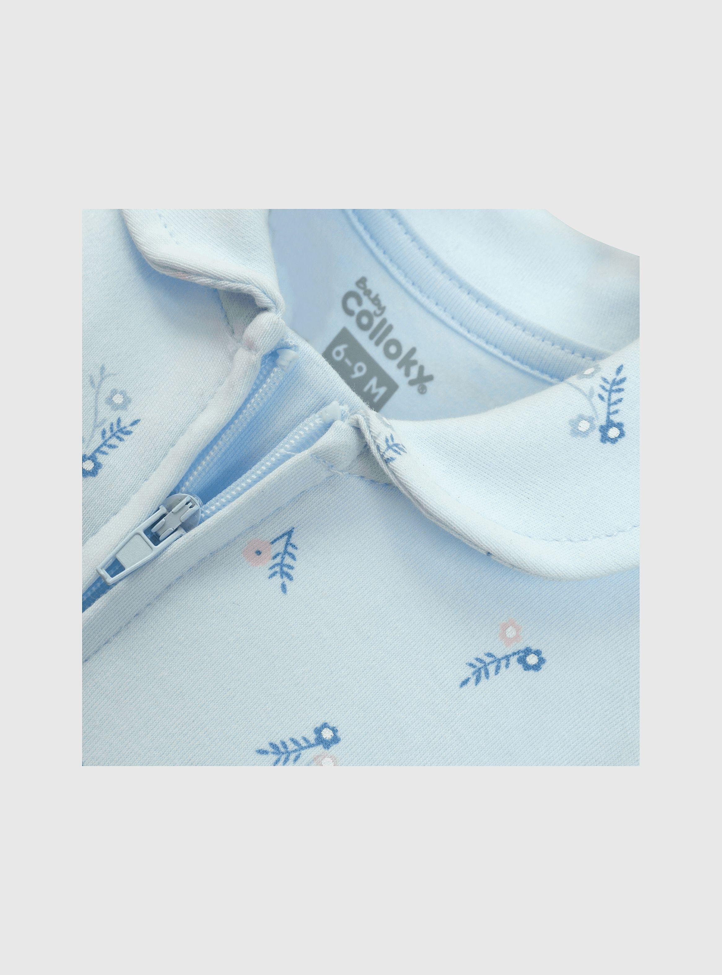 Pijama Niña Celeste 55933 Colloky-2