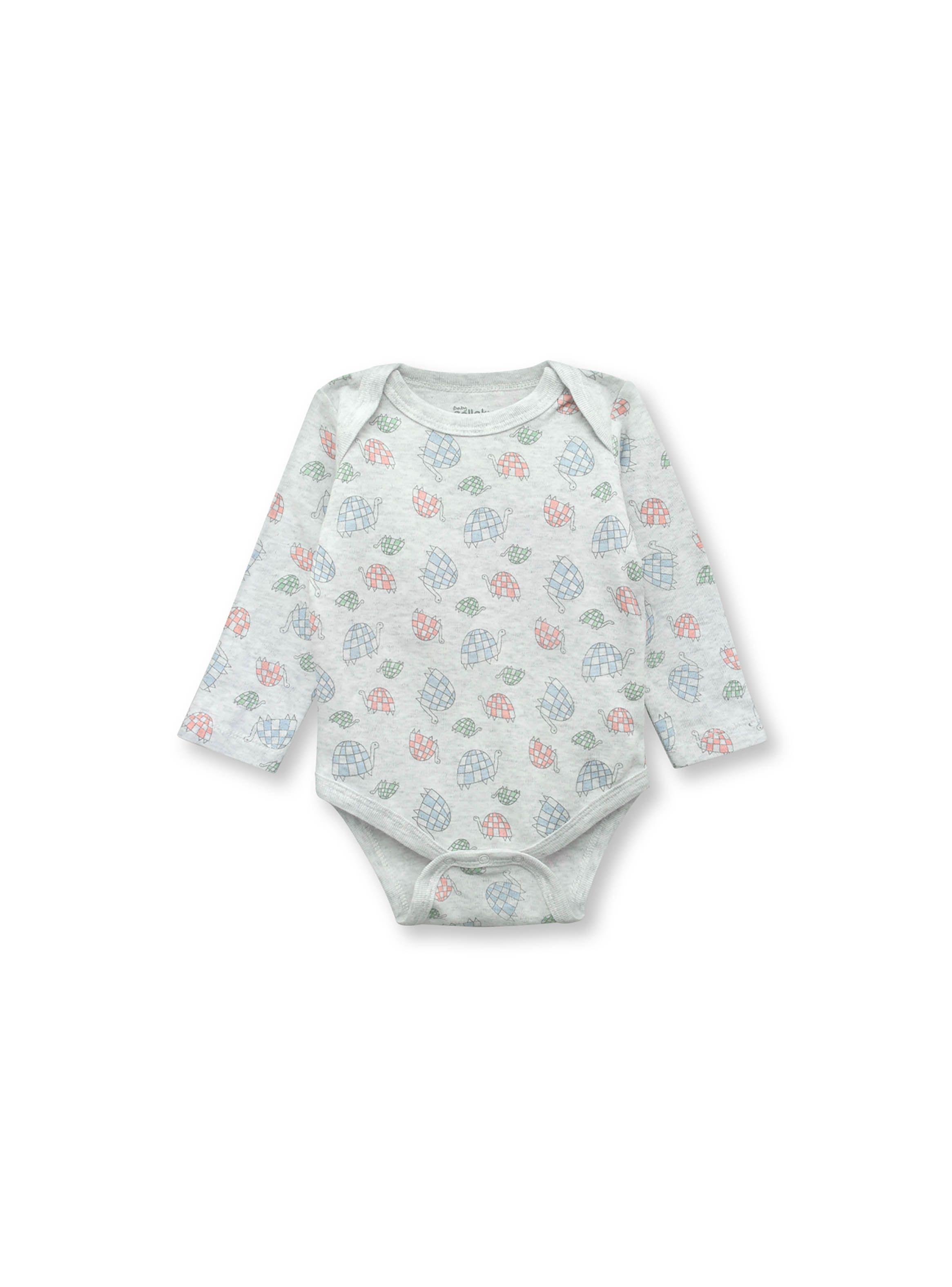 Pack Bodies Bebé 5 Pack Gris (0 A 24 Meses) Colloky-1