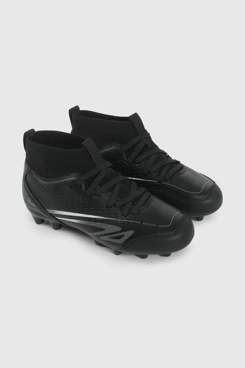 Zapatilla Negra de Futbol con Toperoles 58610201V26-0