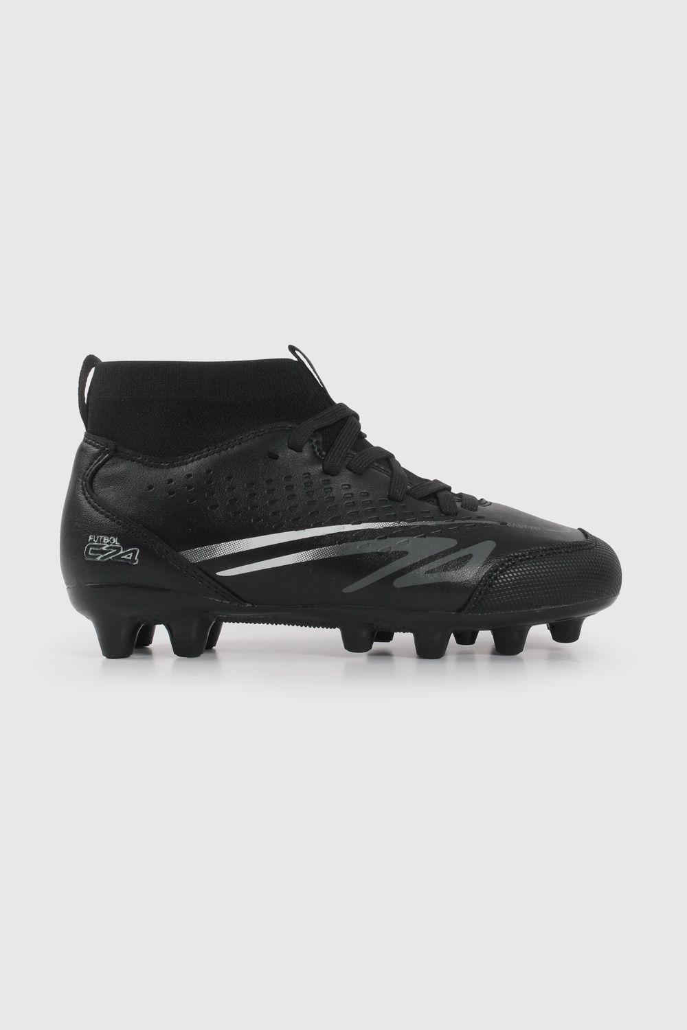Zapatilla Negra de Futbol con Toperoles 58610201V26-1