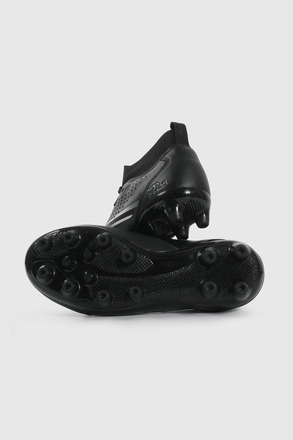 Zapatilla Negra de Futbol con Toperoles 58610201V26-2