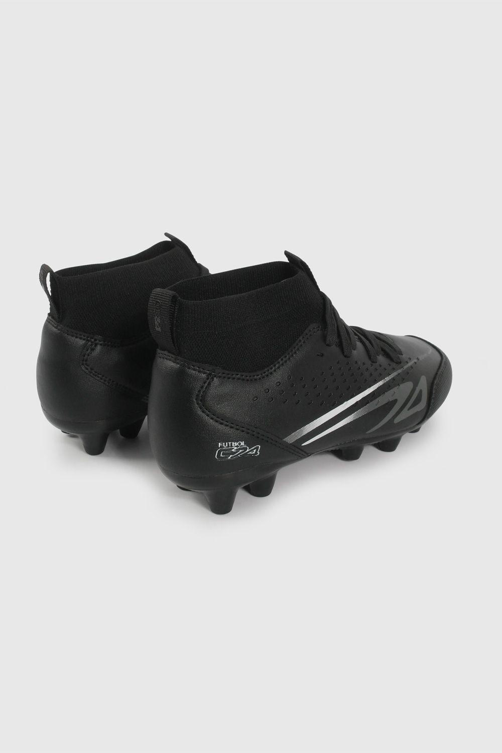 Zapatilla Negra de Futbol con Toperoles 58610201V26-4