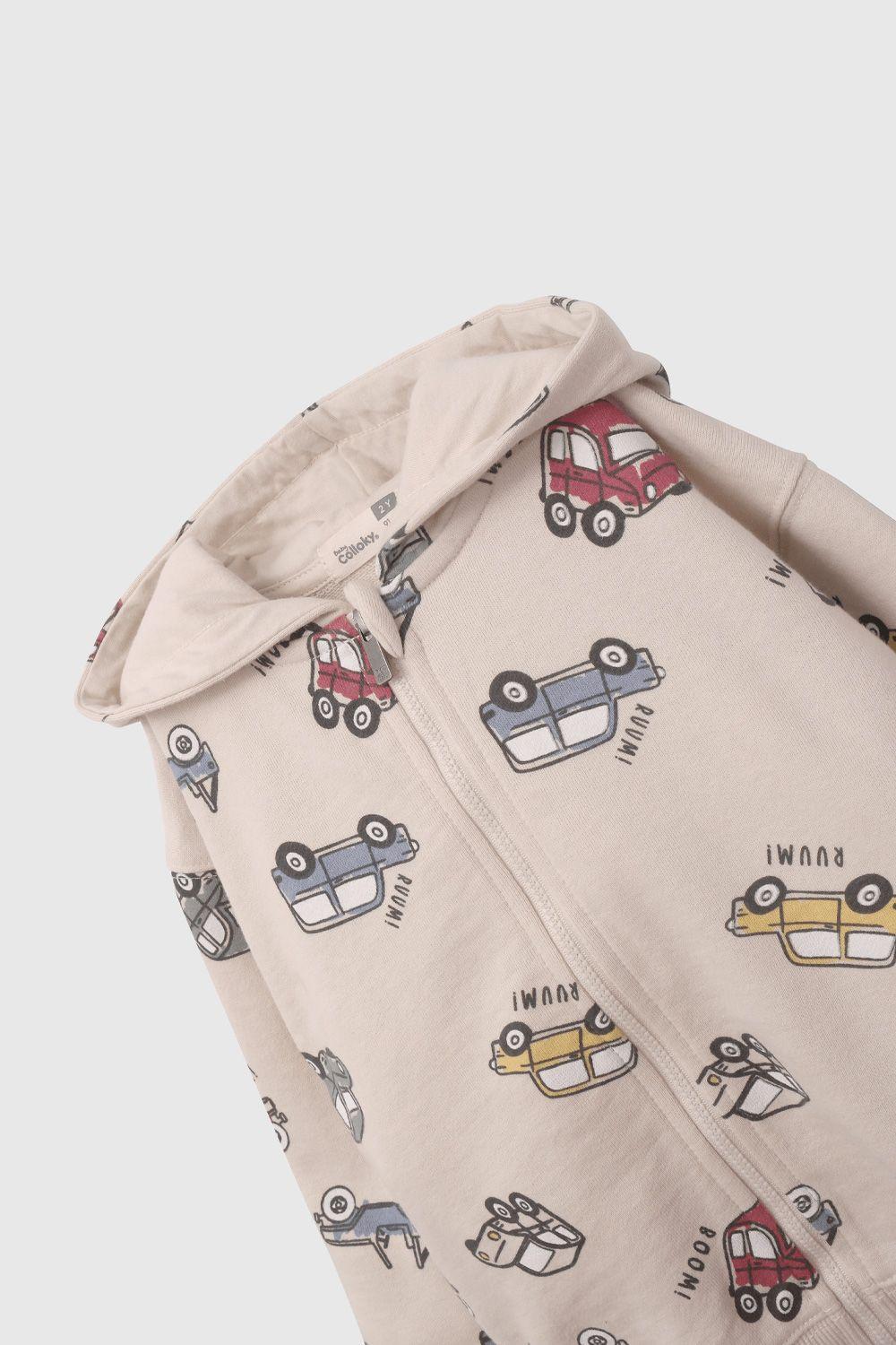 Polerón Beige Autos De Niño PLPO4377V26-2