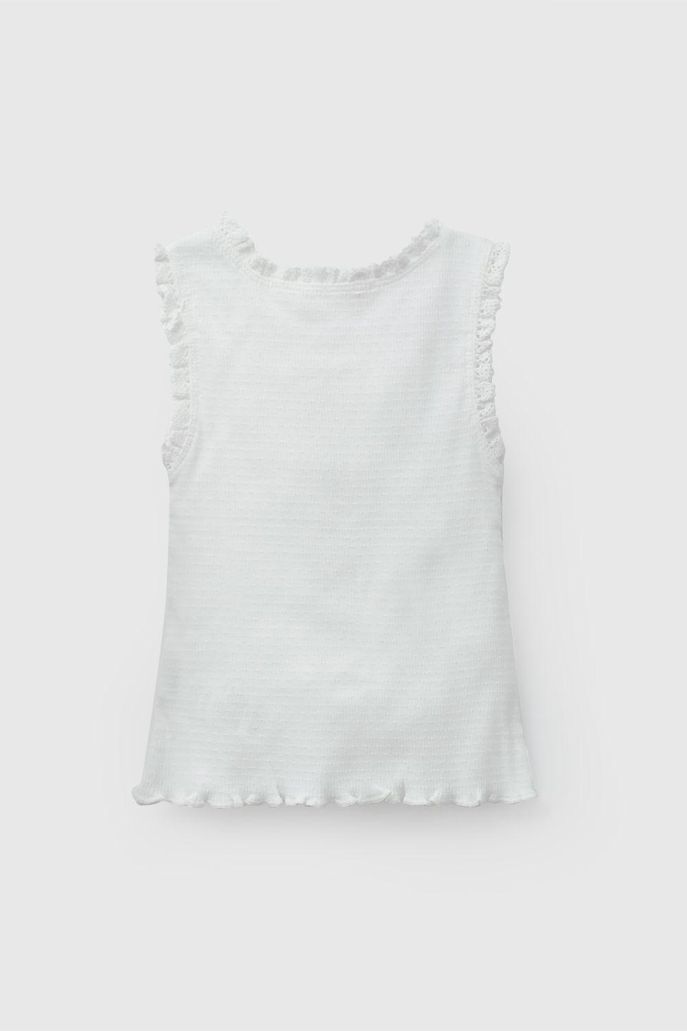 Polera Niña Blanco 58214 Colloky-1