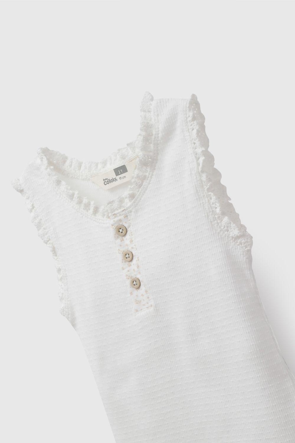 Polera Niña Blanco 58214 Colloky-2