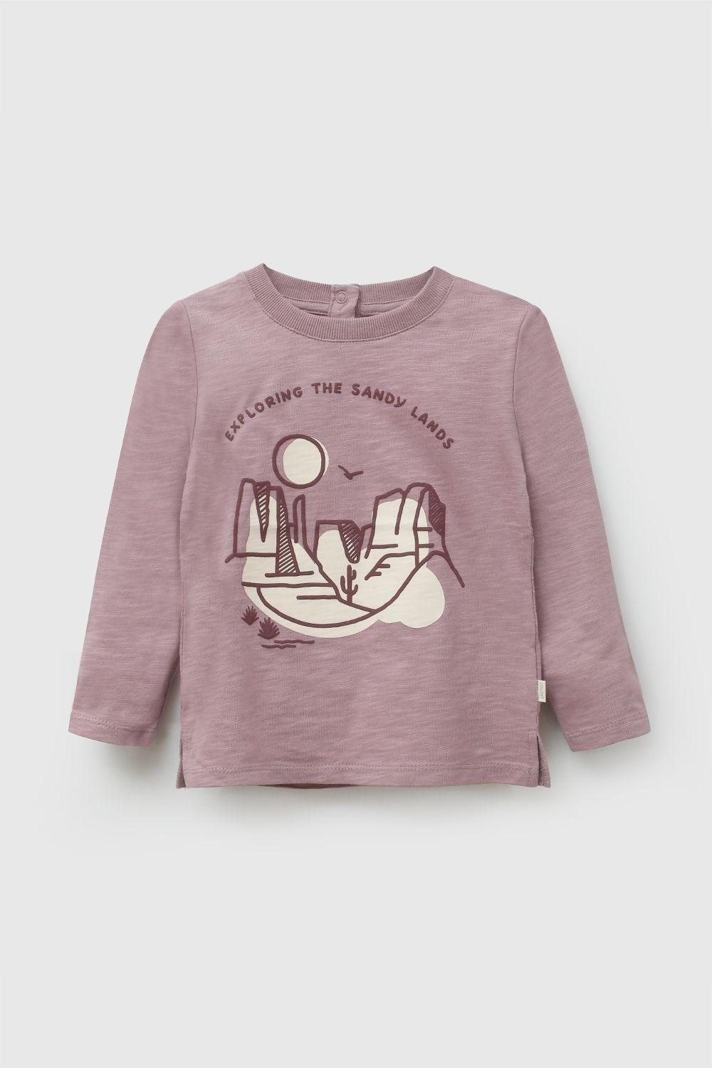 Polera Desert Purpura Niño 6-9M a 4-5A Colloky-0