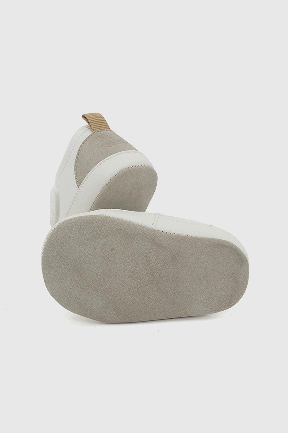 Zapatilla Velcro Blanca Unisex 14-18 Colloky-2