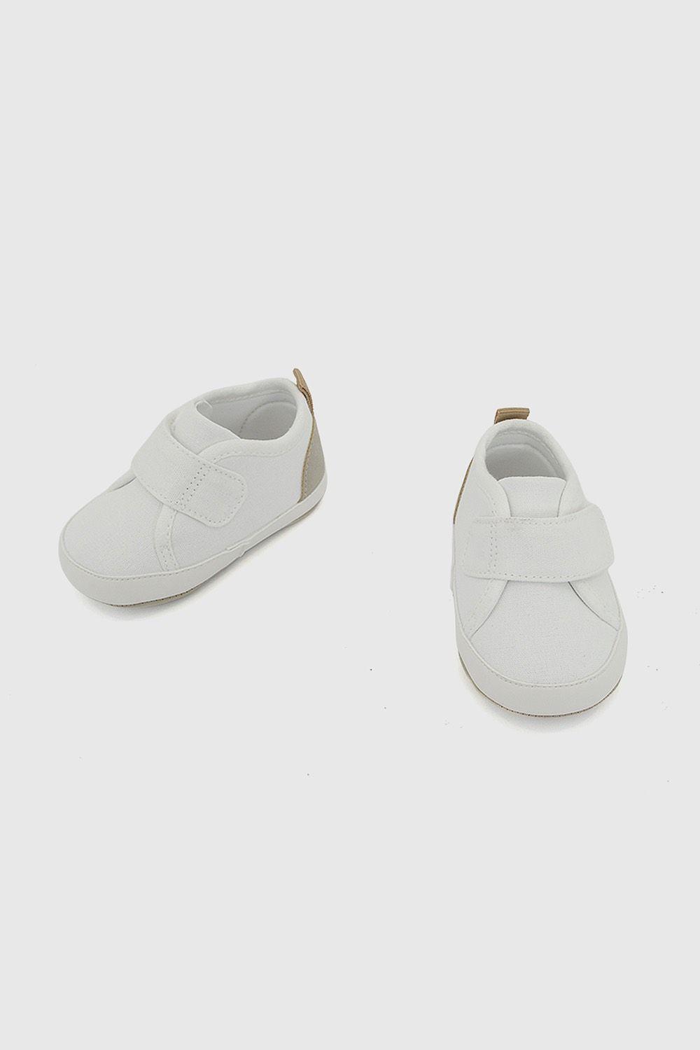 Zapatilla Velcro Blanca Unisex 14-18 Colloky-3