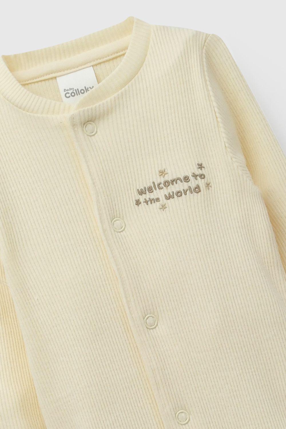 Oso Rib Amarillo Unisex Rn a 6-9M Colloky-3