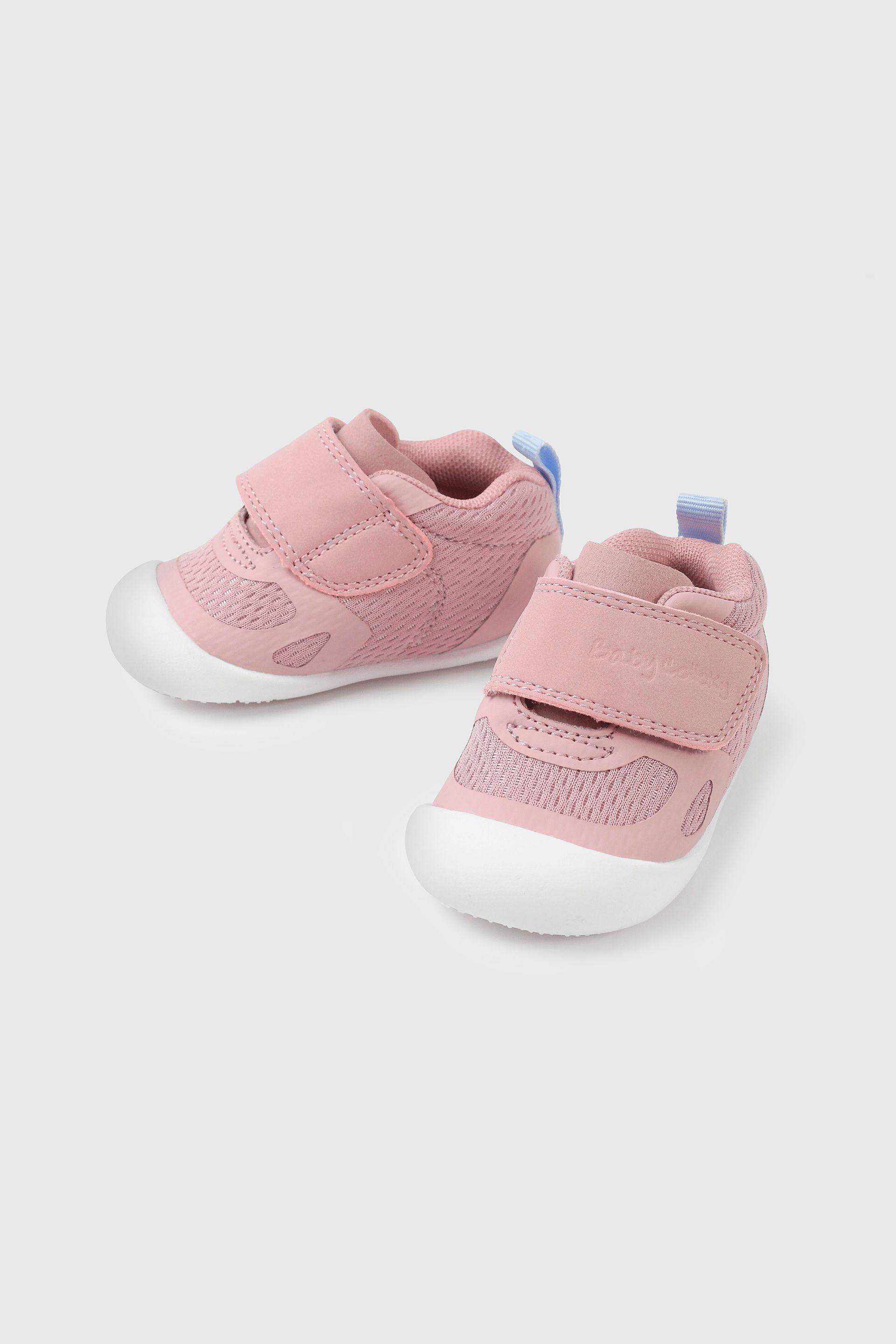 Zapatilla niña morada para gateadores, comodidad y estilo-3