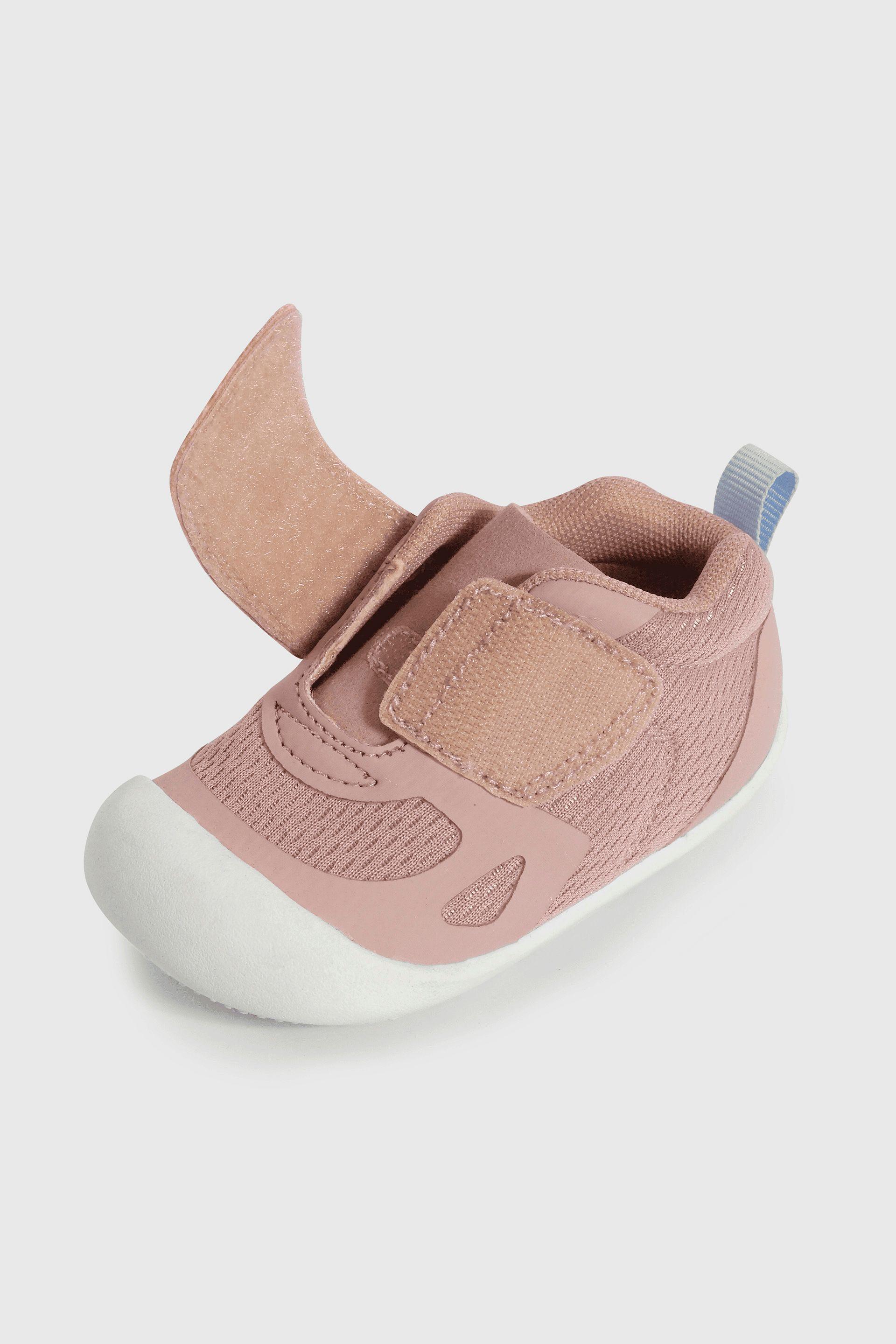 Zapatilla niña morada para gateadores, comodidad y estilo-5