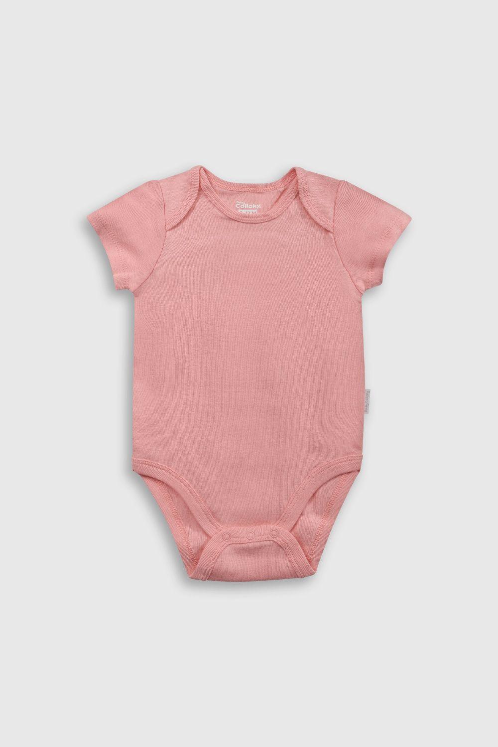 Set Body Flores Rib Rosado Niña 0/3M a 11/2-2A Colloky-5