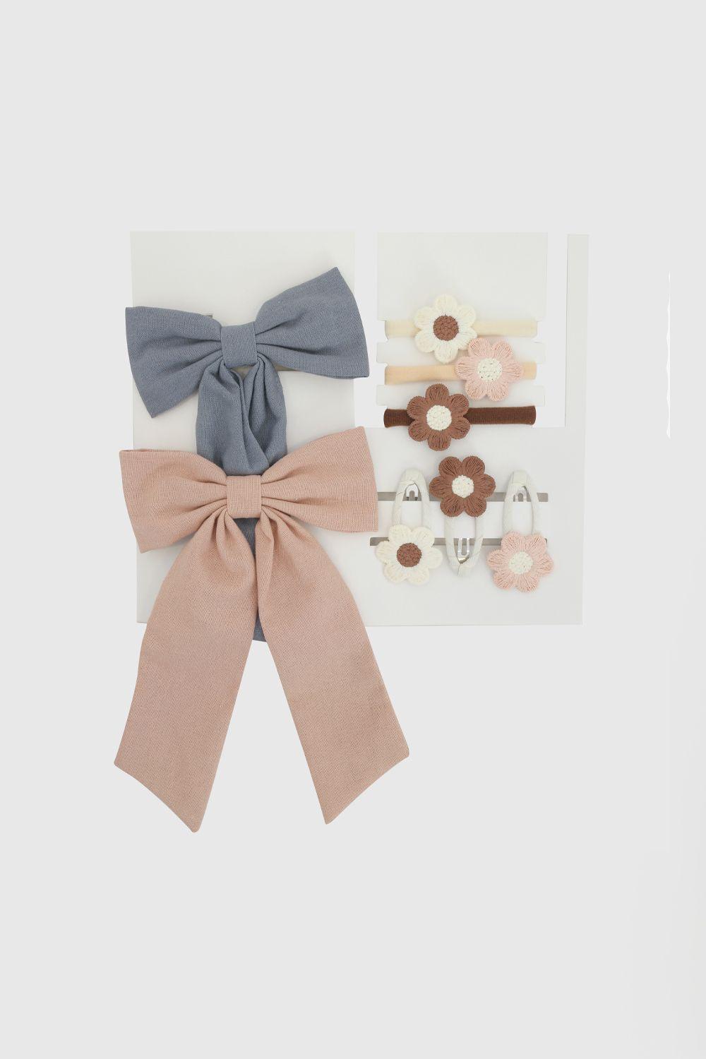 Pack Pinche Cintas Rosado Niña Colloky-2