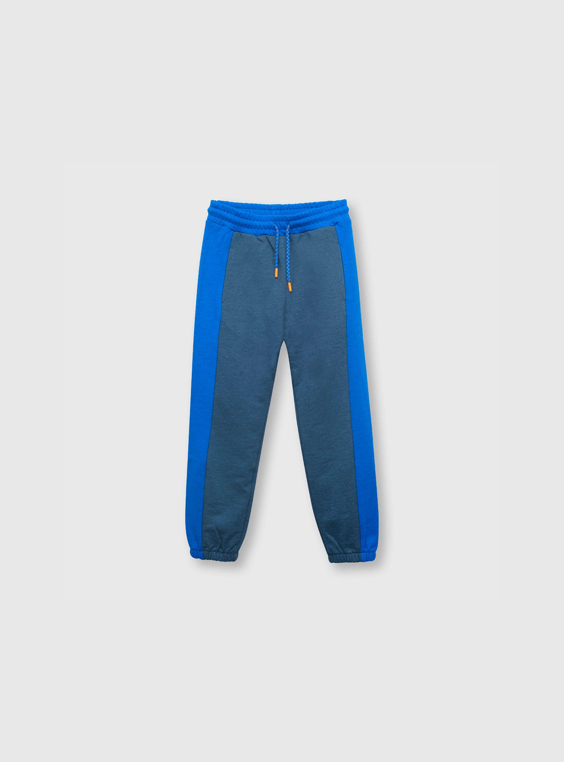 Pantalón De Niño Con Franja Azul (2 A 12 Años) Colloky-0