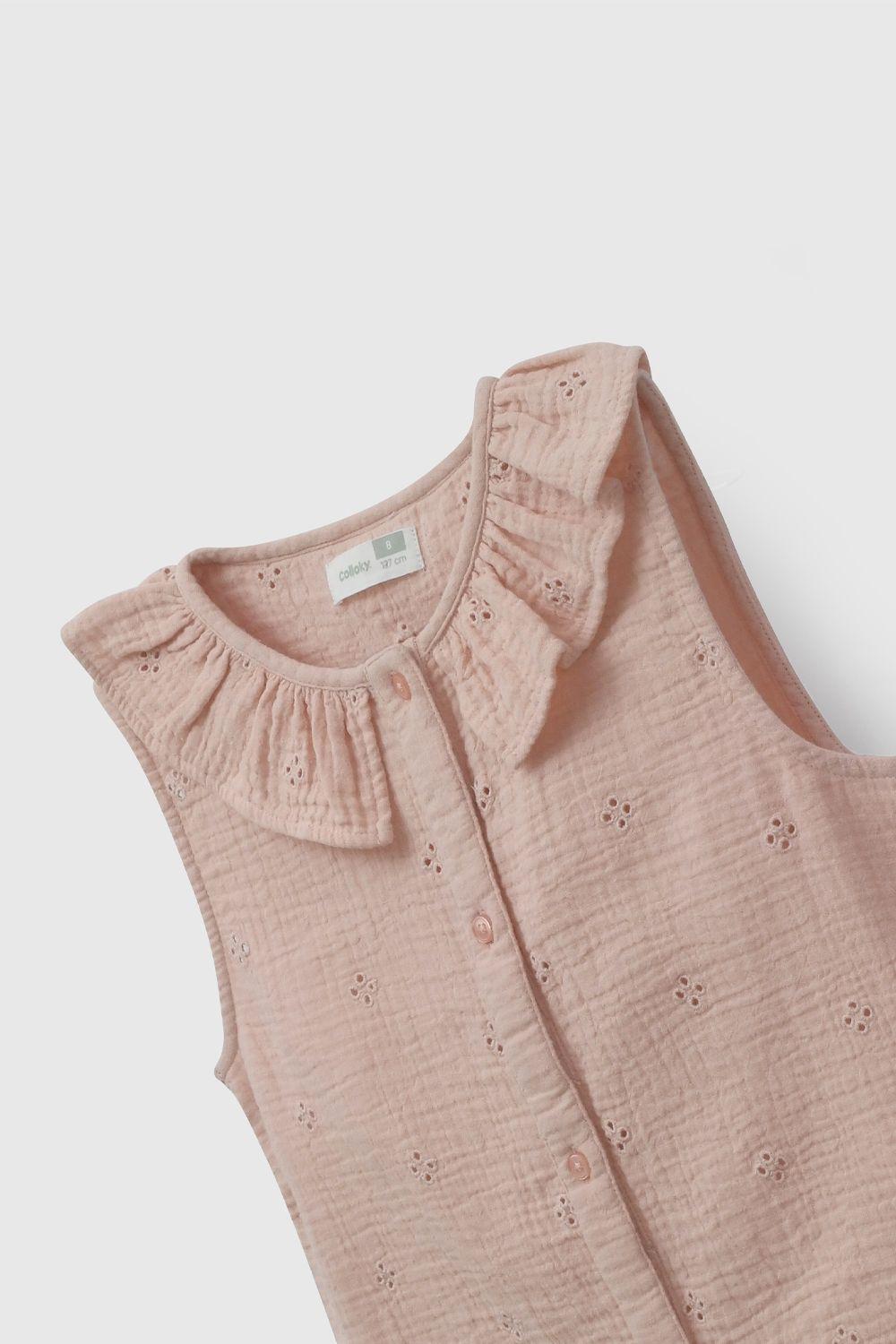 Blusa Niña Rosado 58128 Colloky-2