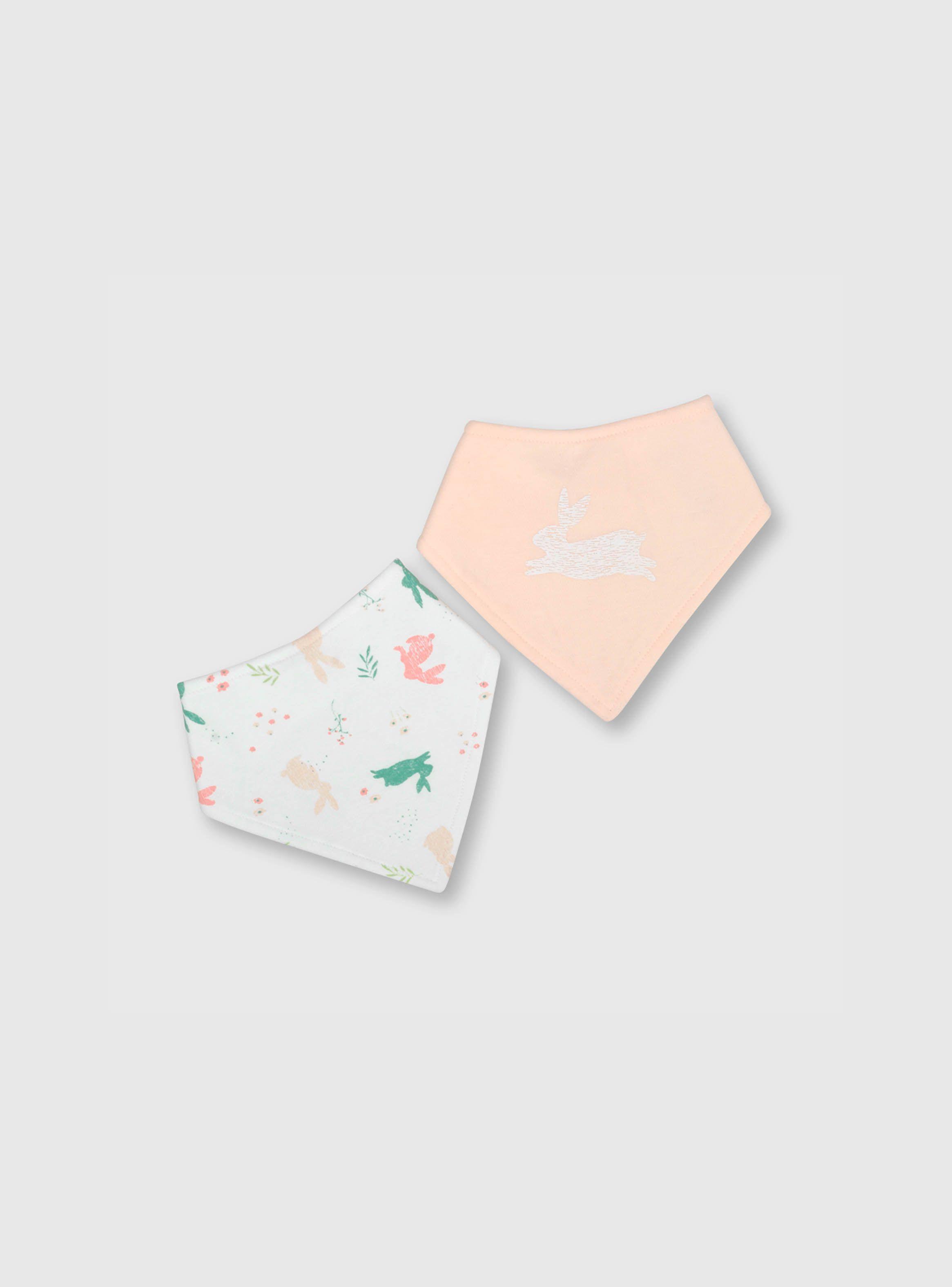 Babero Niña Pack Rosado (Talla Única) Colloky-0