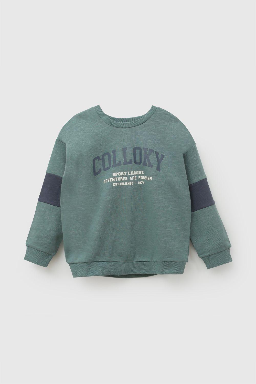 Poleron Colloky Verde Niño 3-4A a 12-13A-0