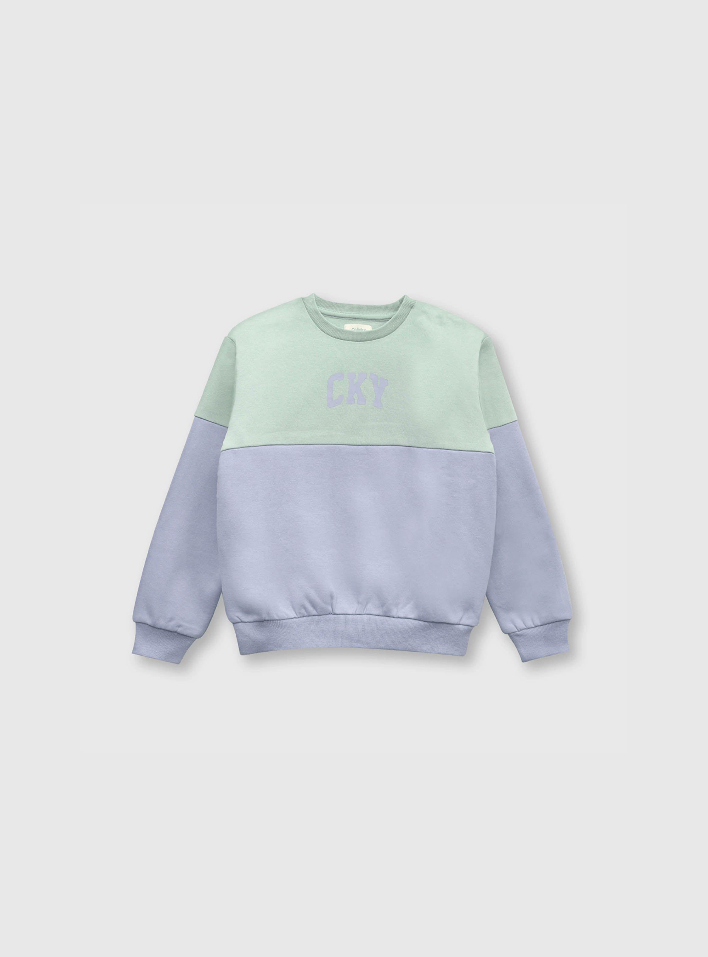 Polerón De Niña Bicolor Cky Morado (2 A 12 Años) Colloky-0