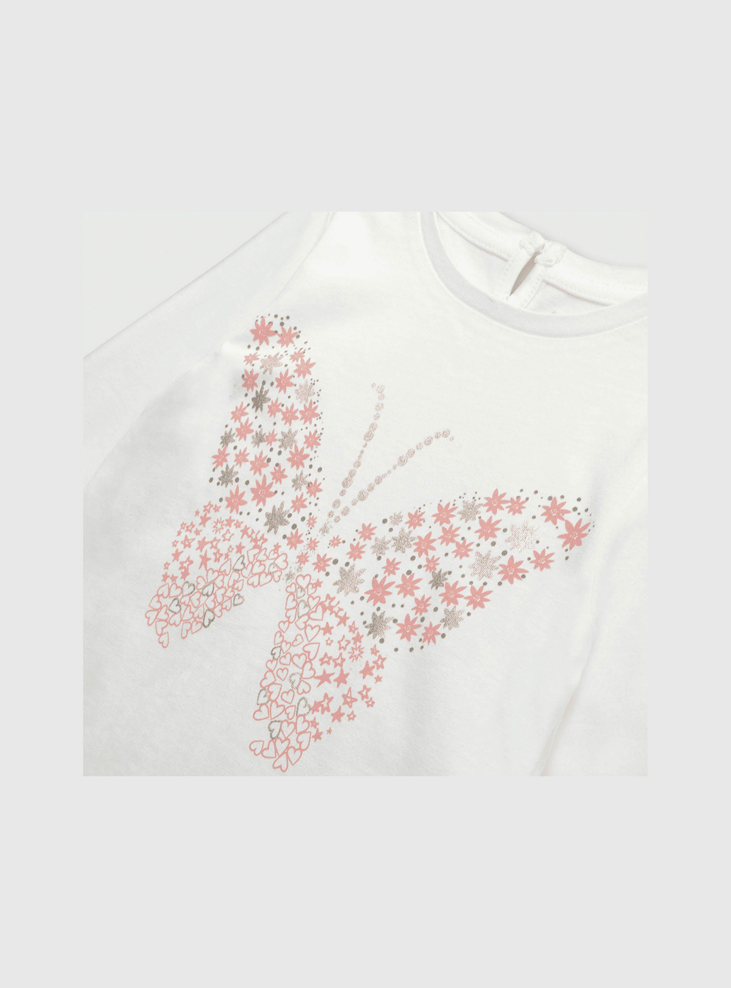 Polera Bebé Niña Mariposa (3 A 36 Meses) Colloky-2