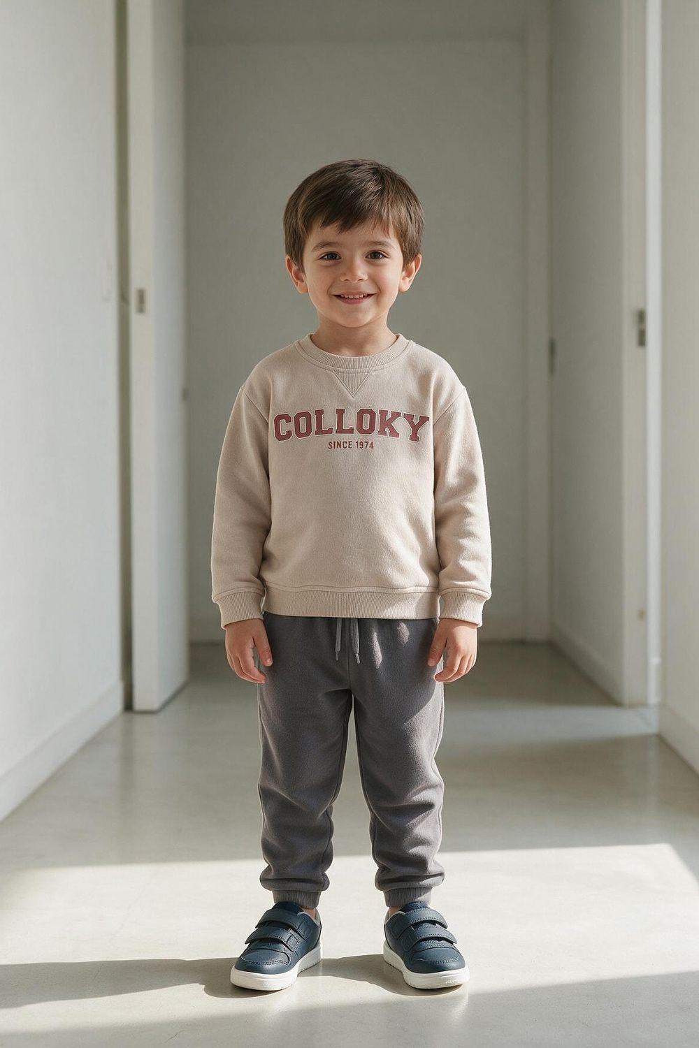 Poleron colloky niño cafe 6-9M a 4-5A-1