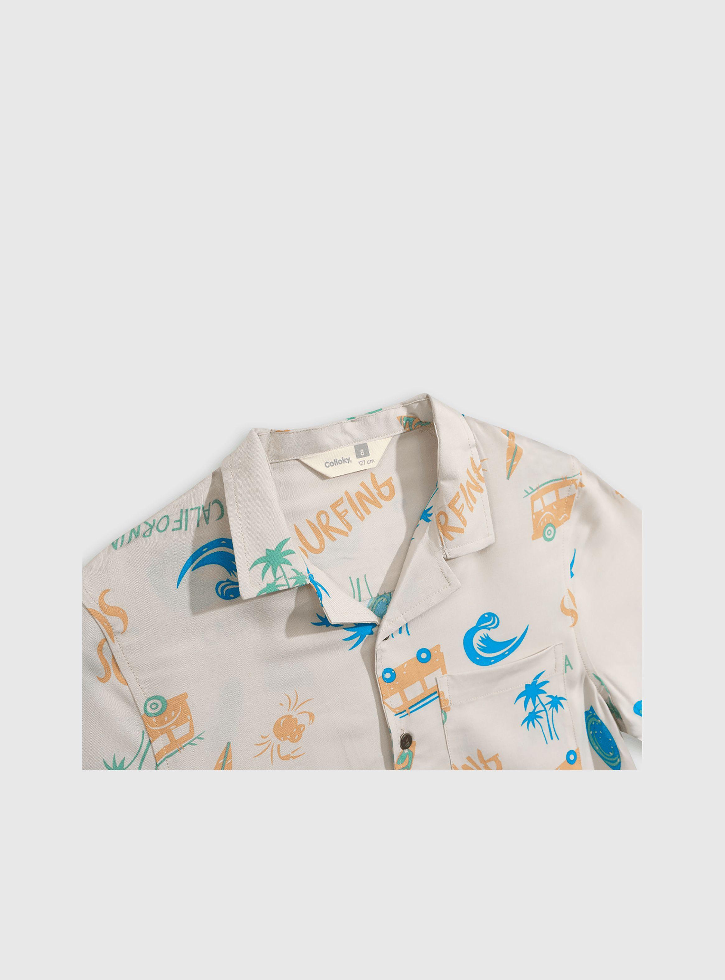 Camisa Niño Beige 55029 Colloky-2