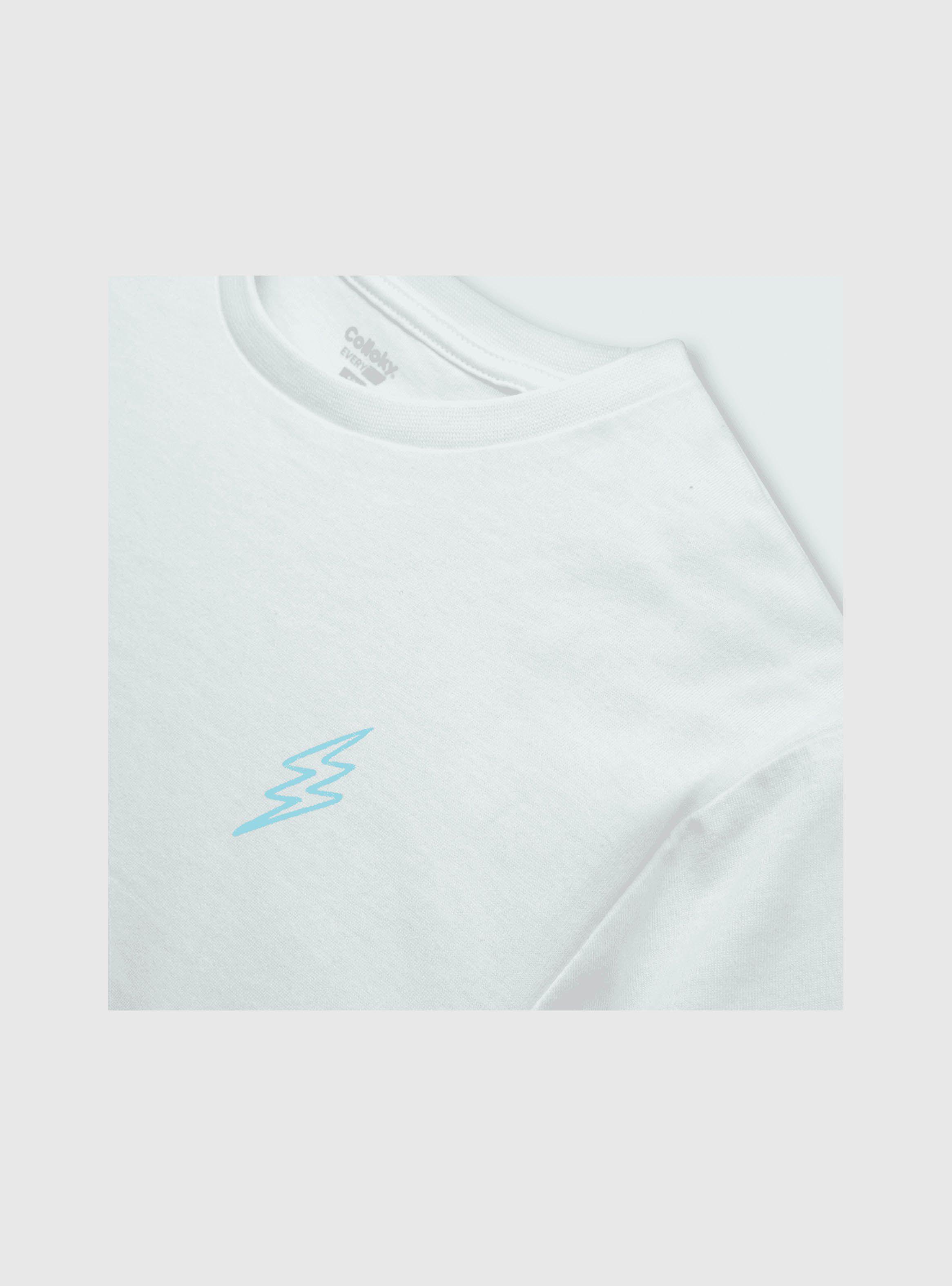 Polera De Niño Motivacion Blanco (2 A 12 Años) Colloky-2