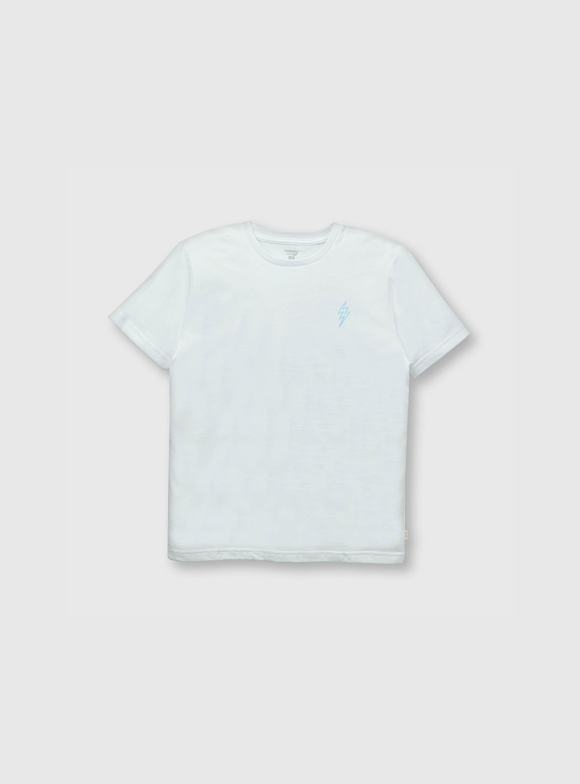 Polera De Niño Motivacion Blanco (2 A 12 Años) Colloky-0