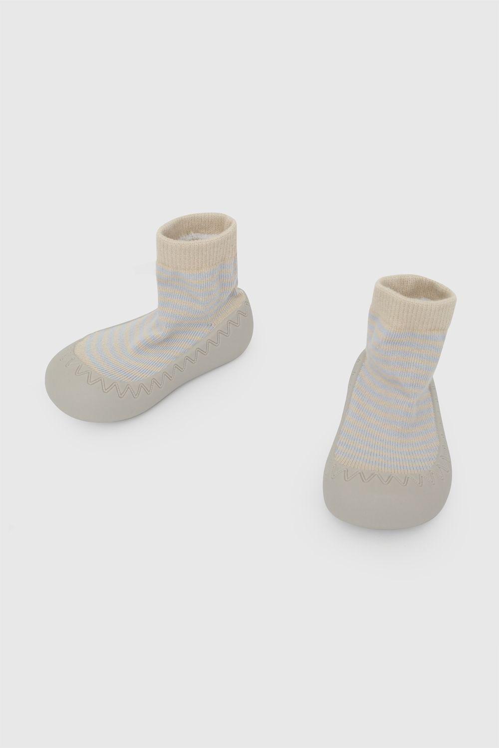 Calcetin Antideslizante Beige Niño 0176 Colloky-2