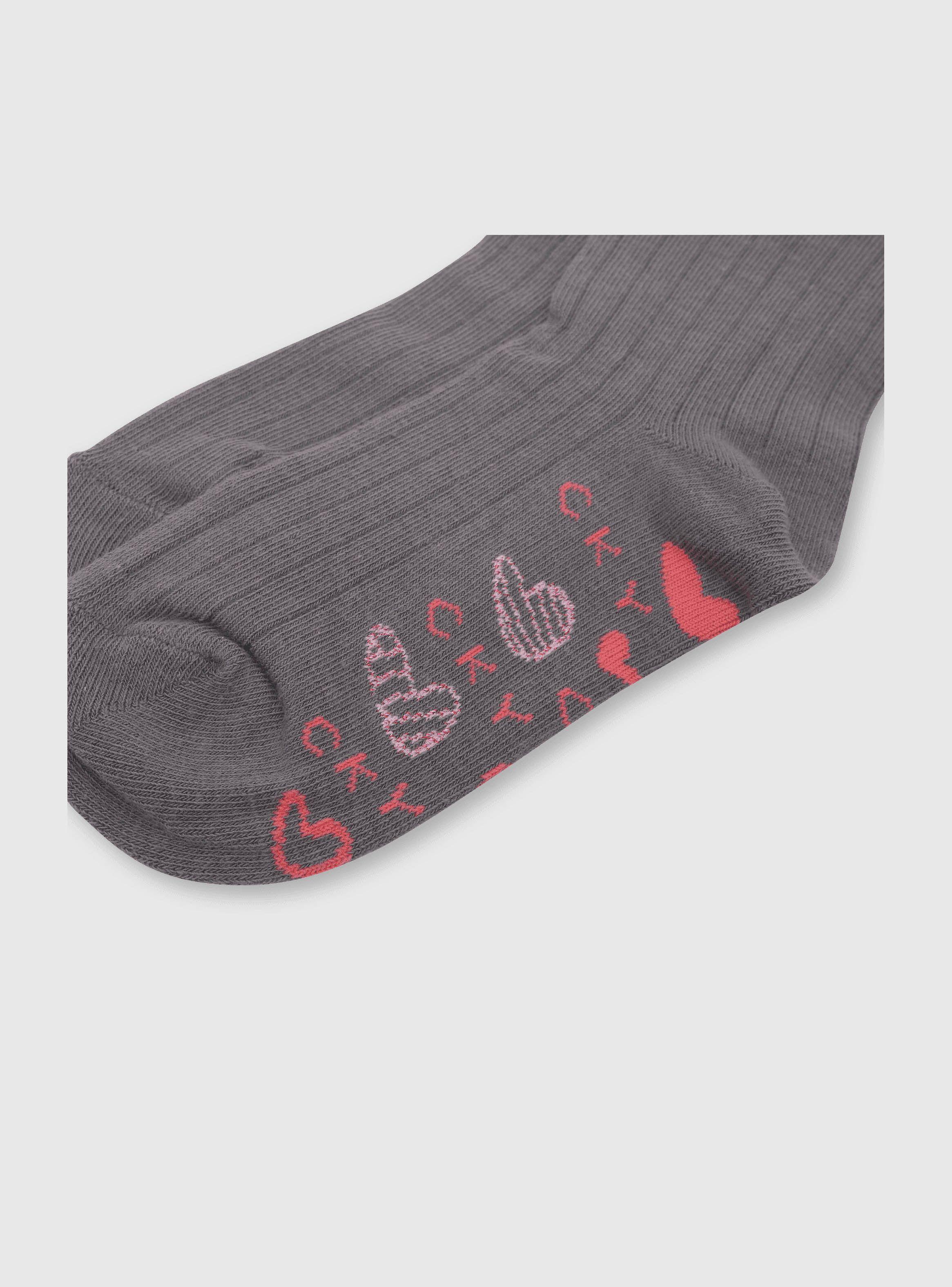 Calcetin Largo Niña Gris 49369 Colloky-1