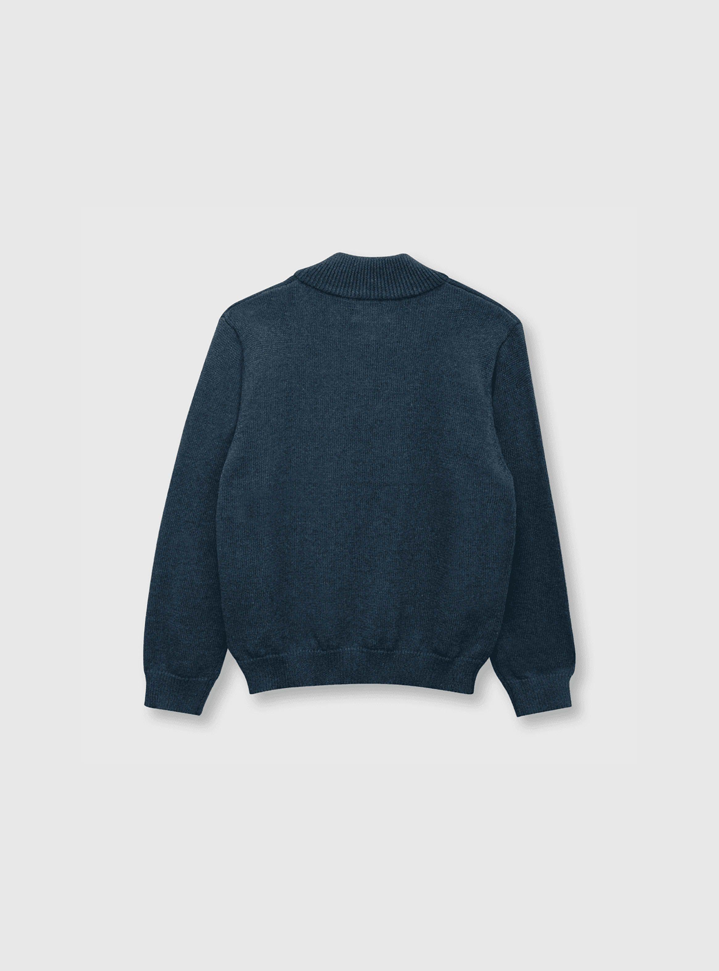 Sweater Niño Clasico Azul (2 A 12 Años) Colloky-1