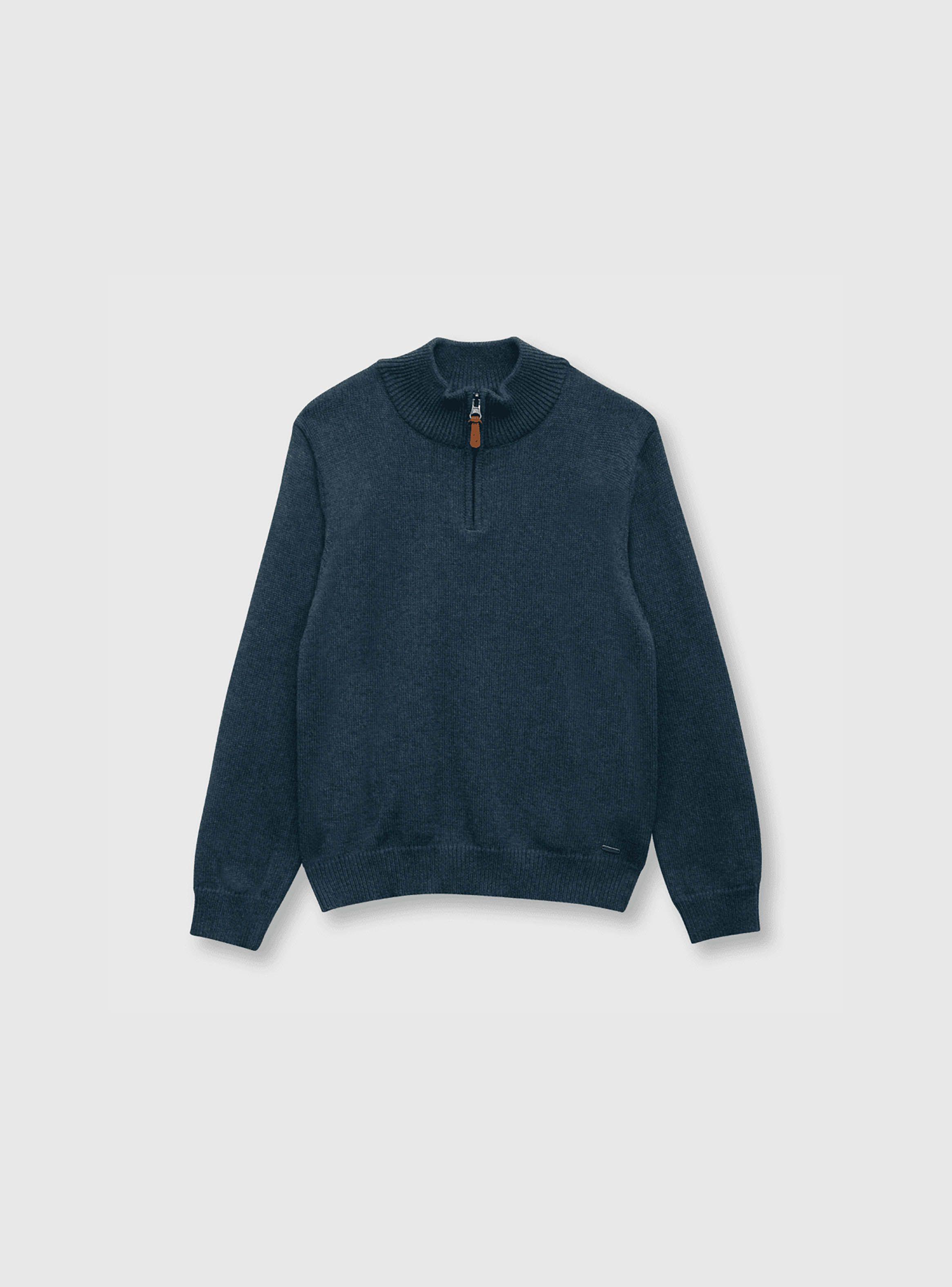 Sweater Niño Clasico Azul (2 A 12 Años) Colloky-0