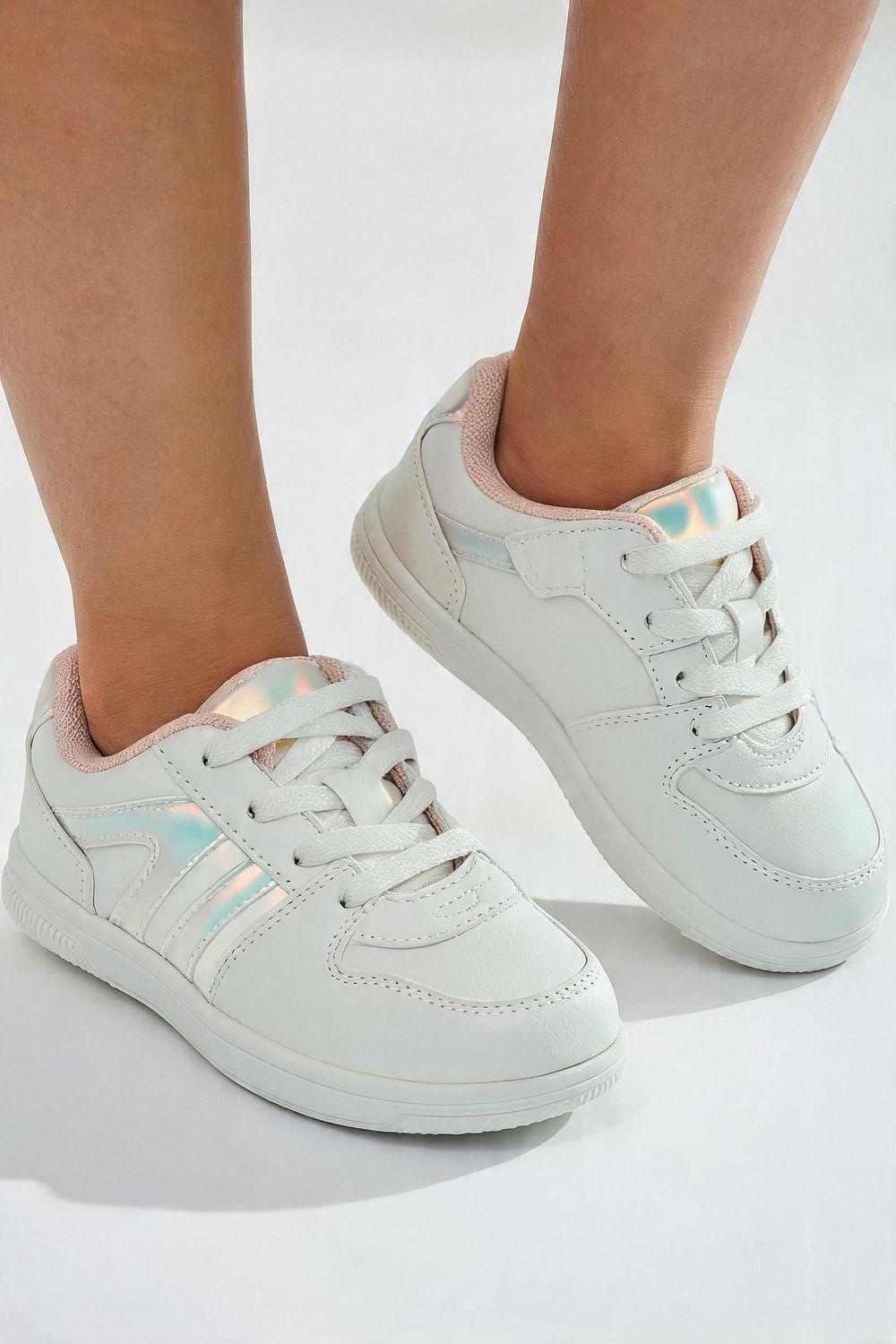 Zapatilla urbana niña caminante blanco 21-27-1