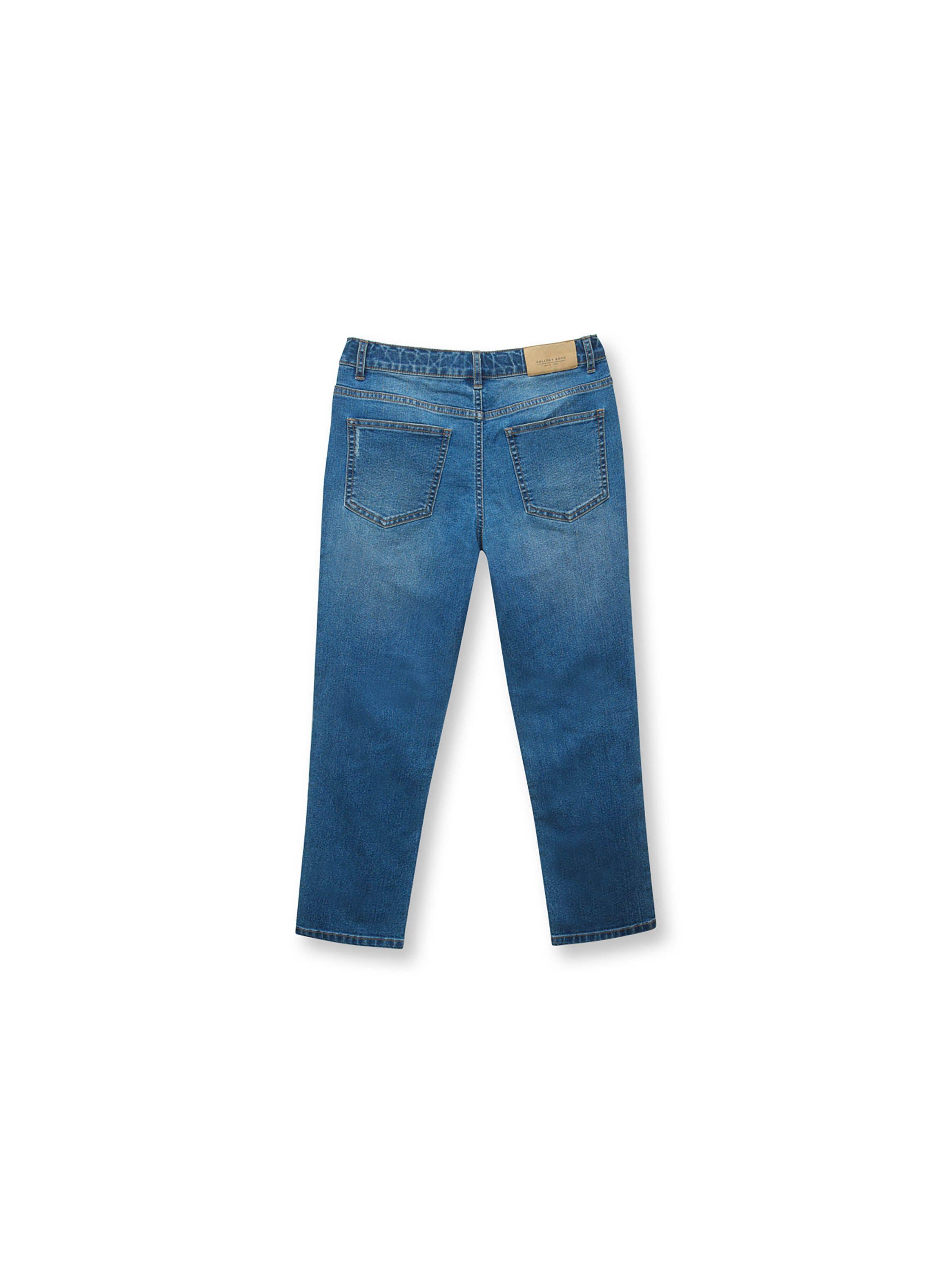 Jeans De Niño Regular Azul (2 A 12 Años) Colloky-1