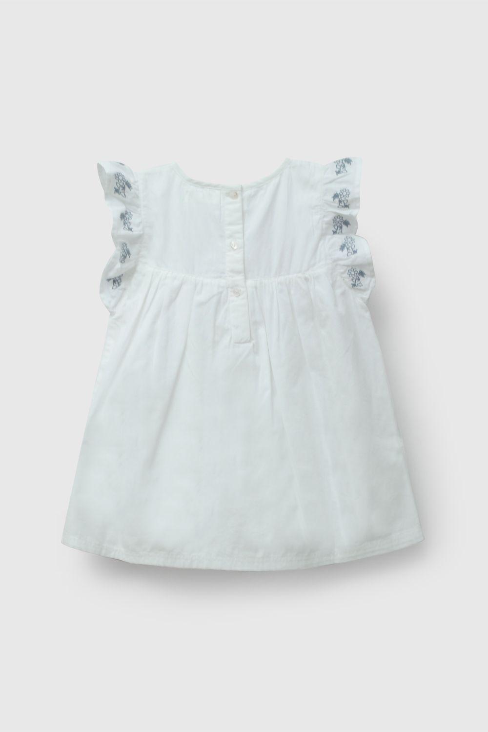 Vestido Niña Blanco 58257 Colloky-1